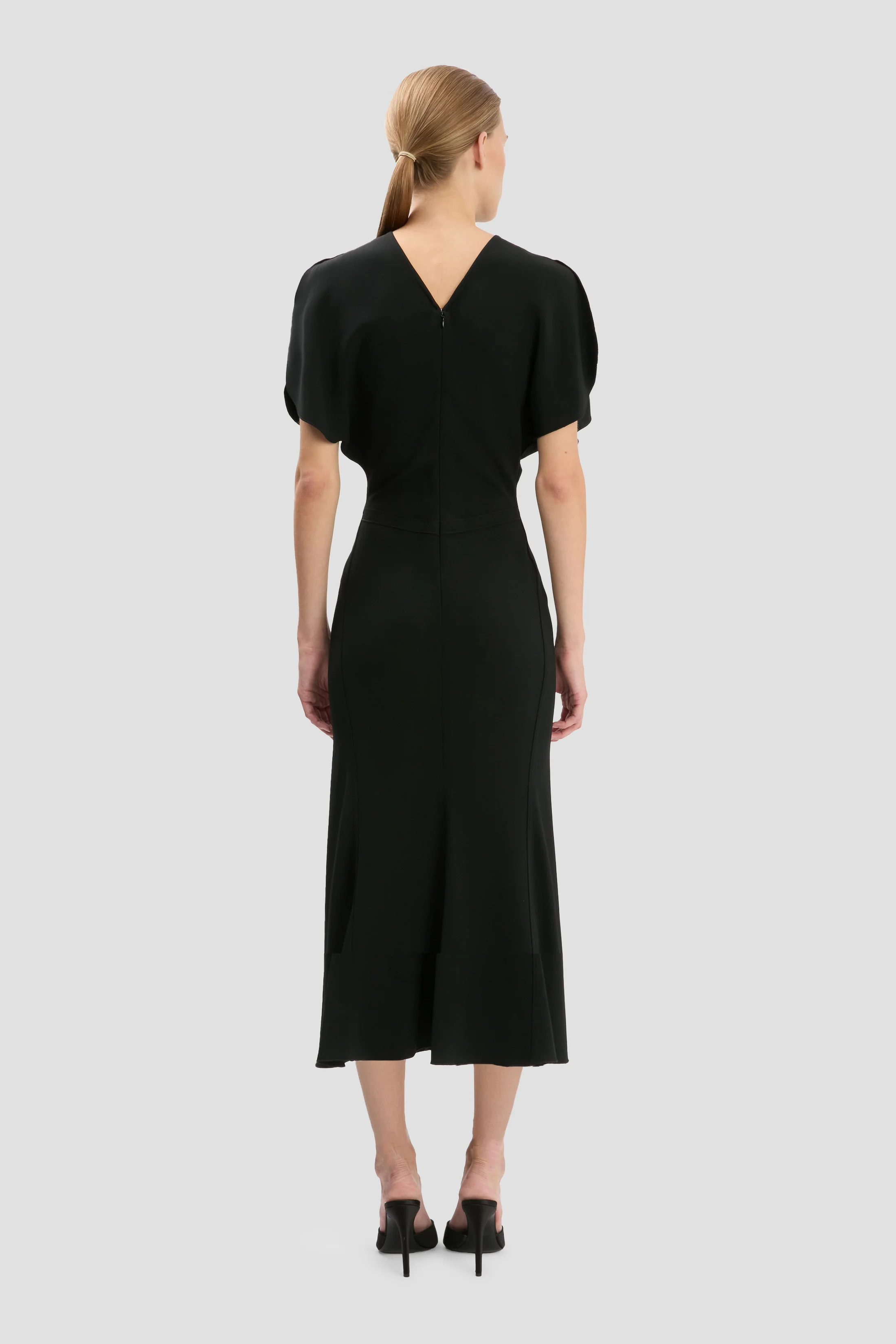 Bela Midi Dress In Black