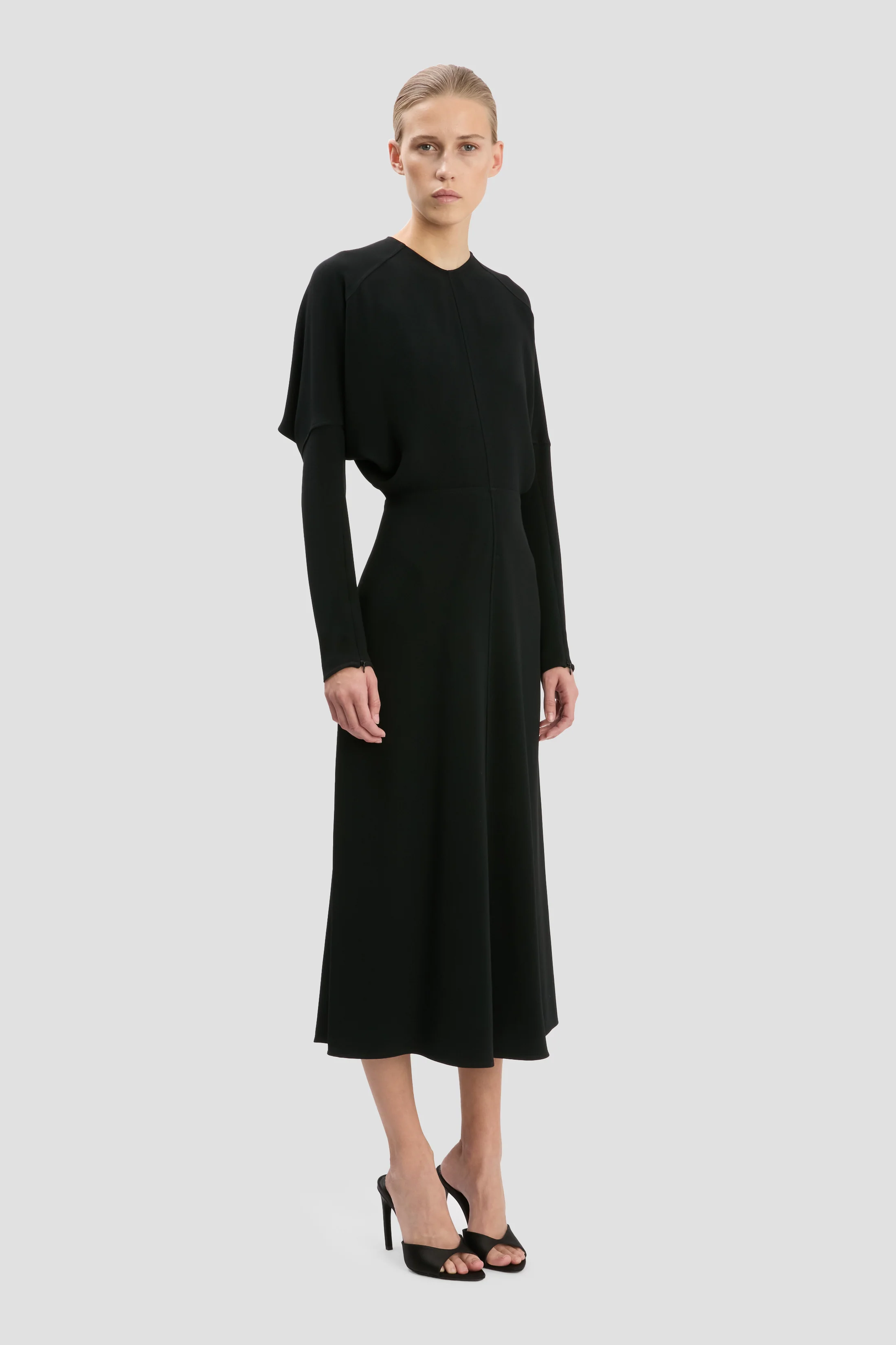 1027-dolman-midi-dress-in-black-2.webp Dolman Midi Dress In Black