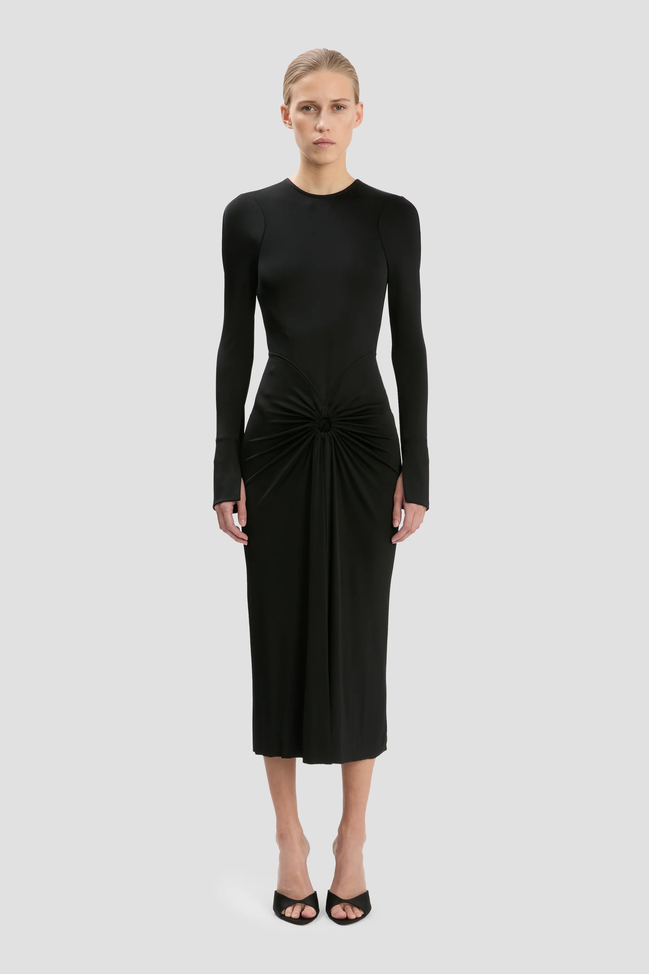 1035-frances-midi-dress-in-black-1.webp Frances Midi Dress In Black