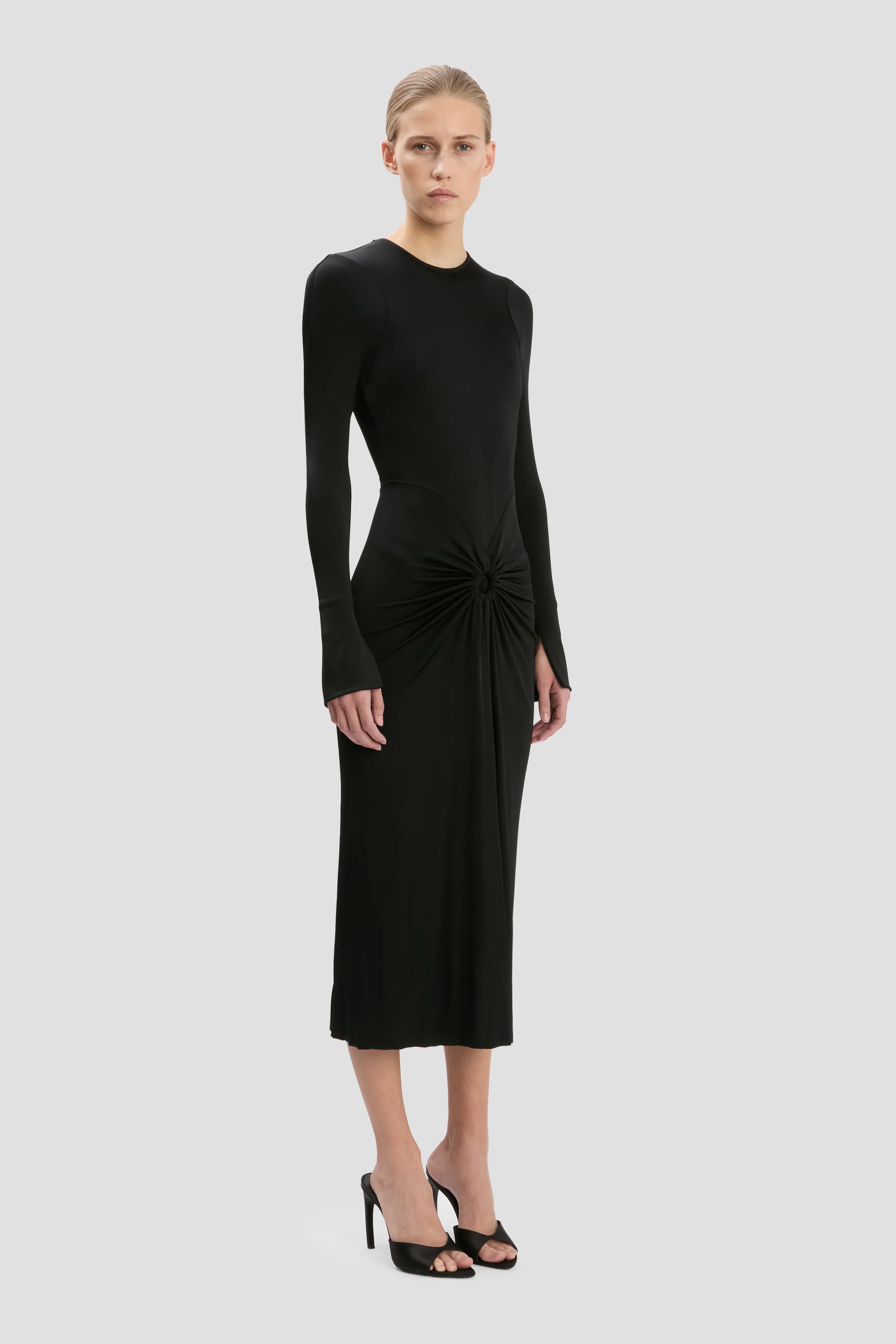 1035-frances-midi-dress-in-black-2.webp Frances Midi Dress In Black