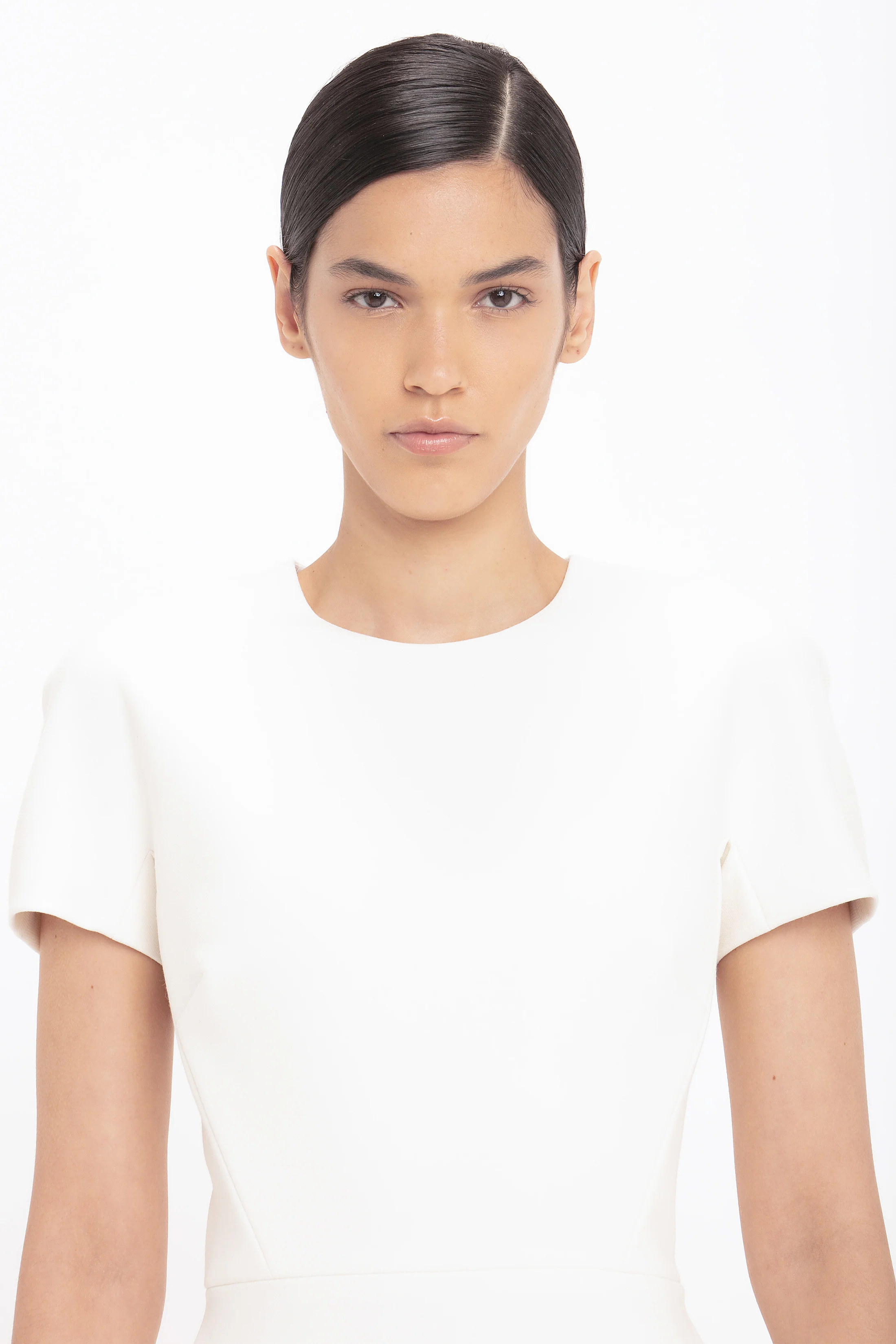 Claude Midi Dress In Ivory