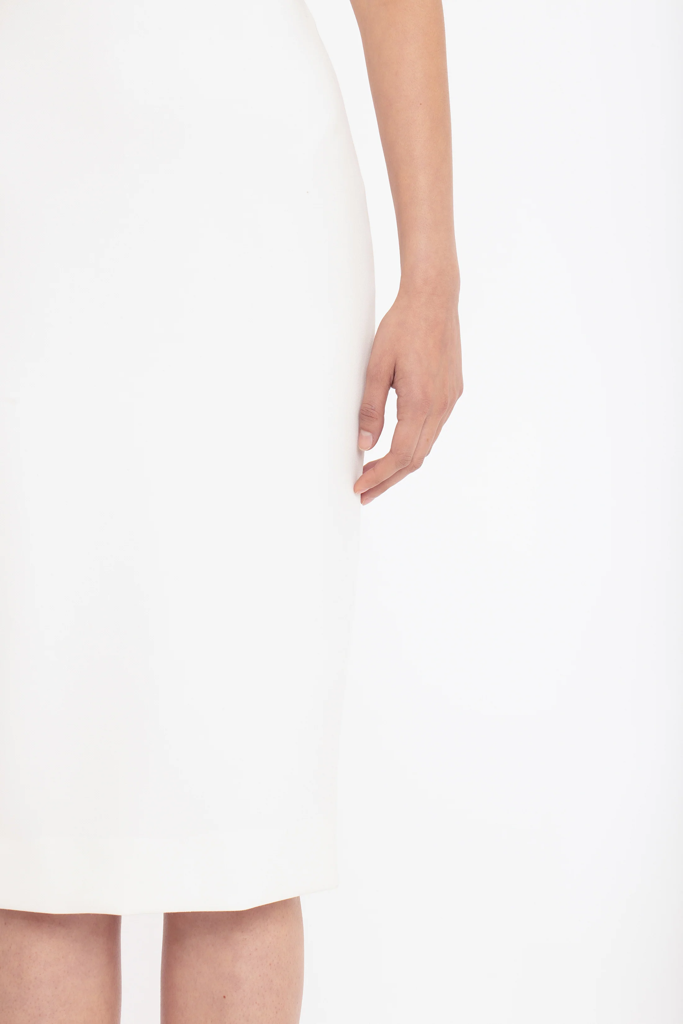 Claude Midi Dress In Ivory