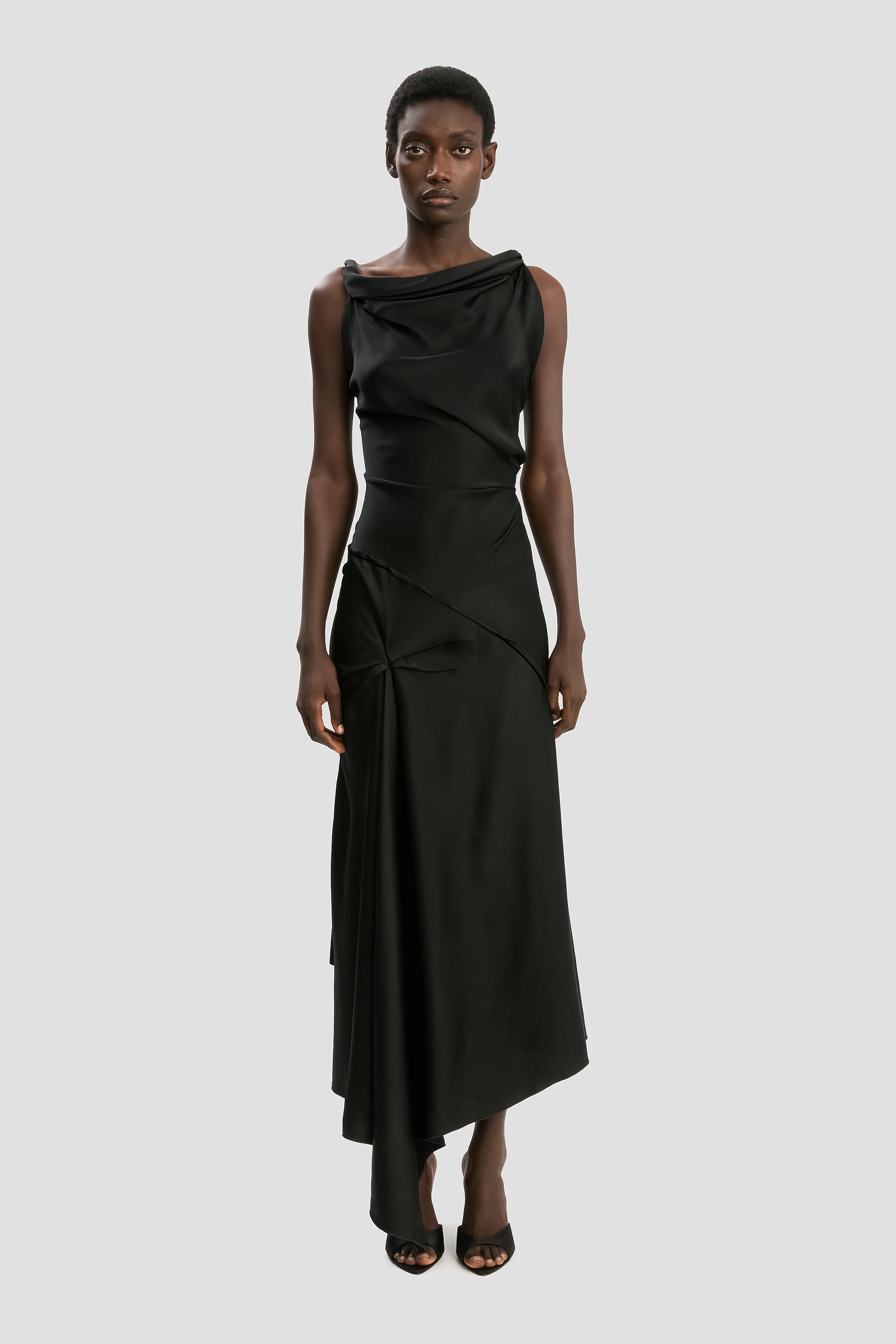 1107-posy-midi-dress-in-black-1.webp Posy Midi Dress In Black