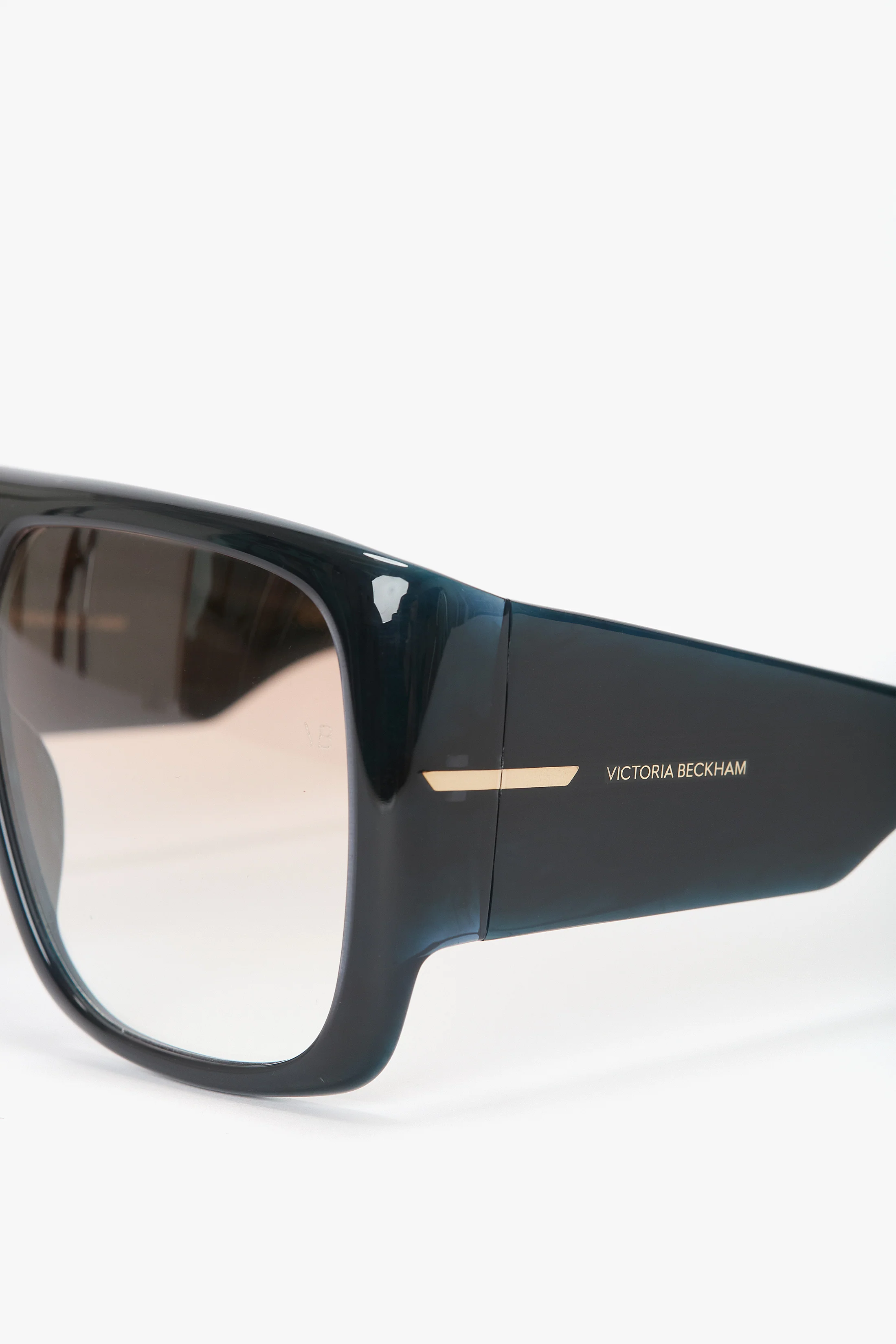 Oversized Soft Square Acetate Frame In Blue