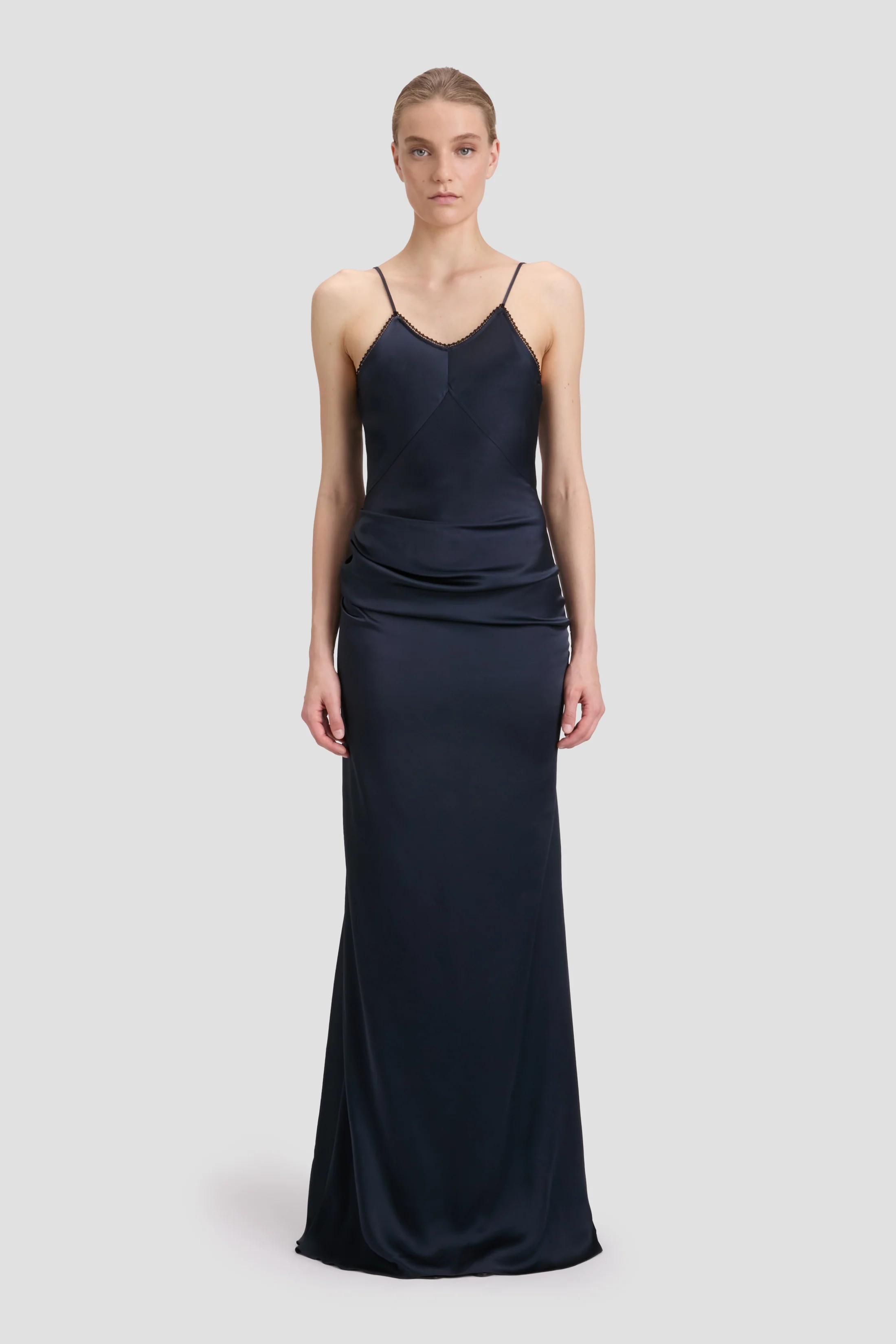 1169-draped-lace-dress-in-midnight-1.webp Draped Lace Dress In Midnight