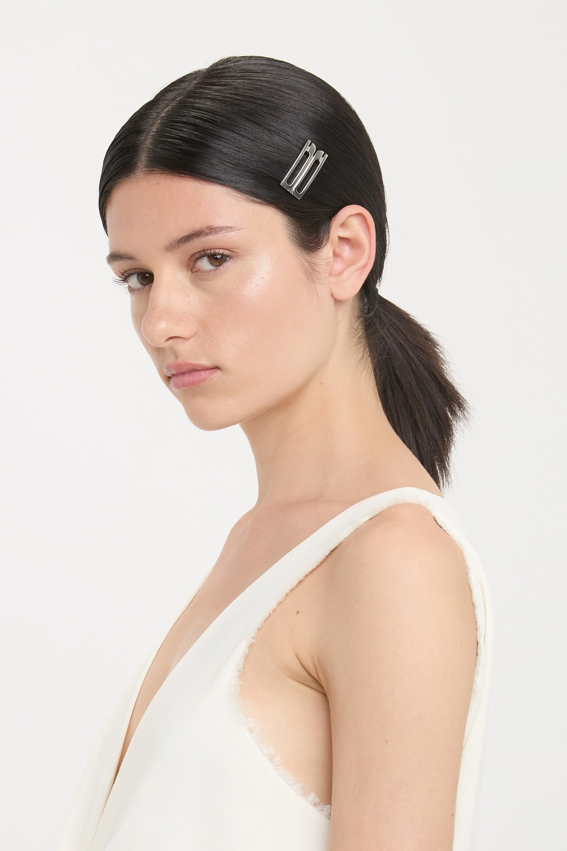 Dorian Hair Clip In Silver