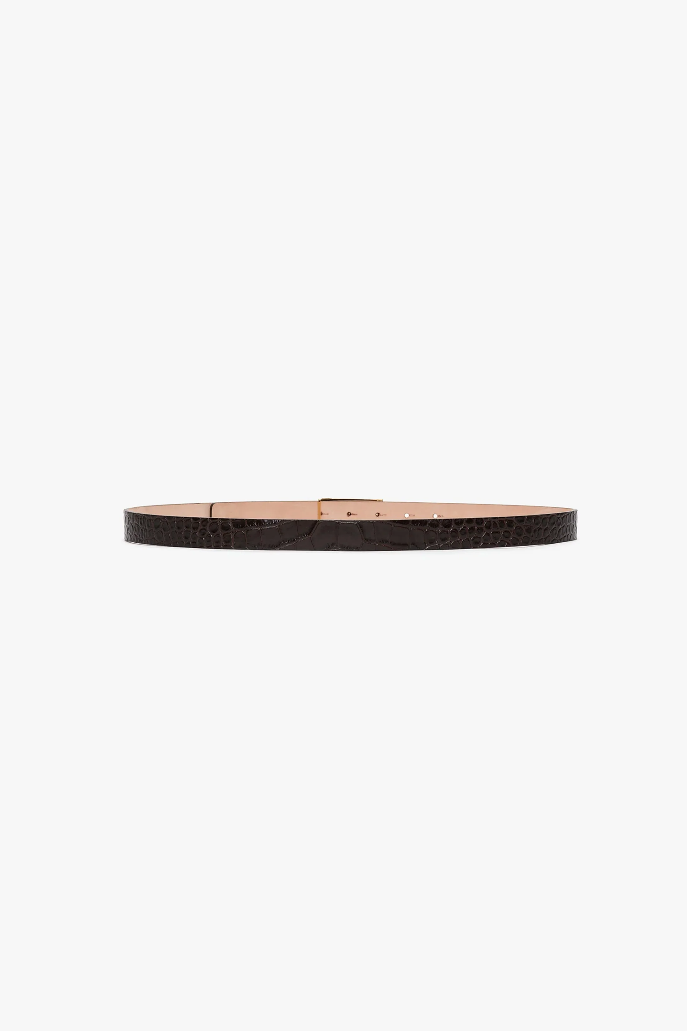 Dorian Frame Belt Croc Embossed Leather