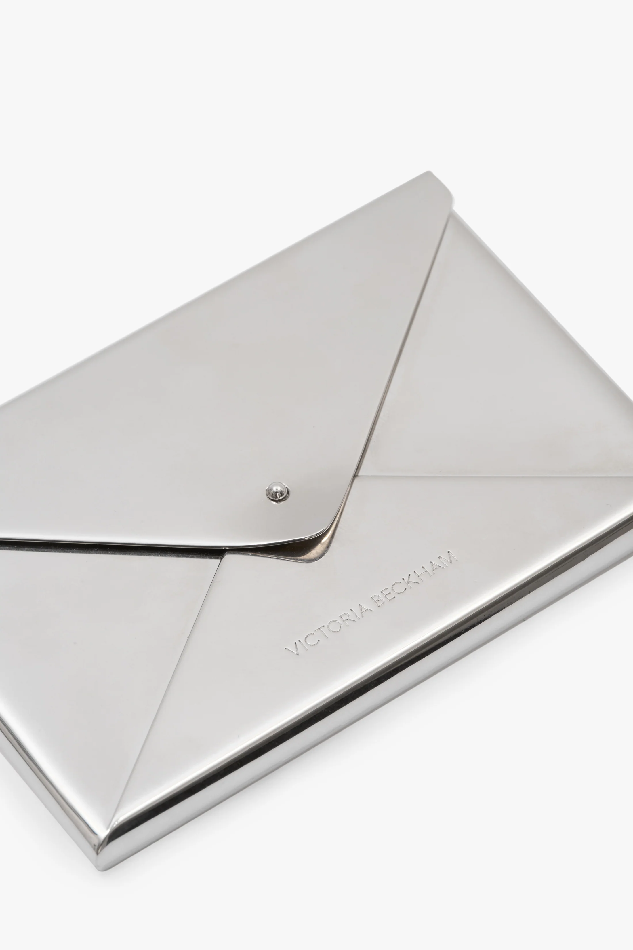 Envelope Card Holder In Silver