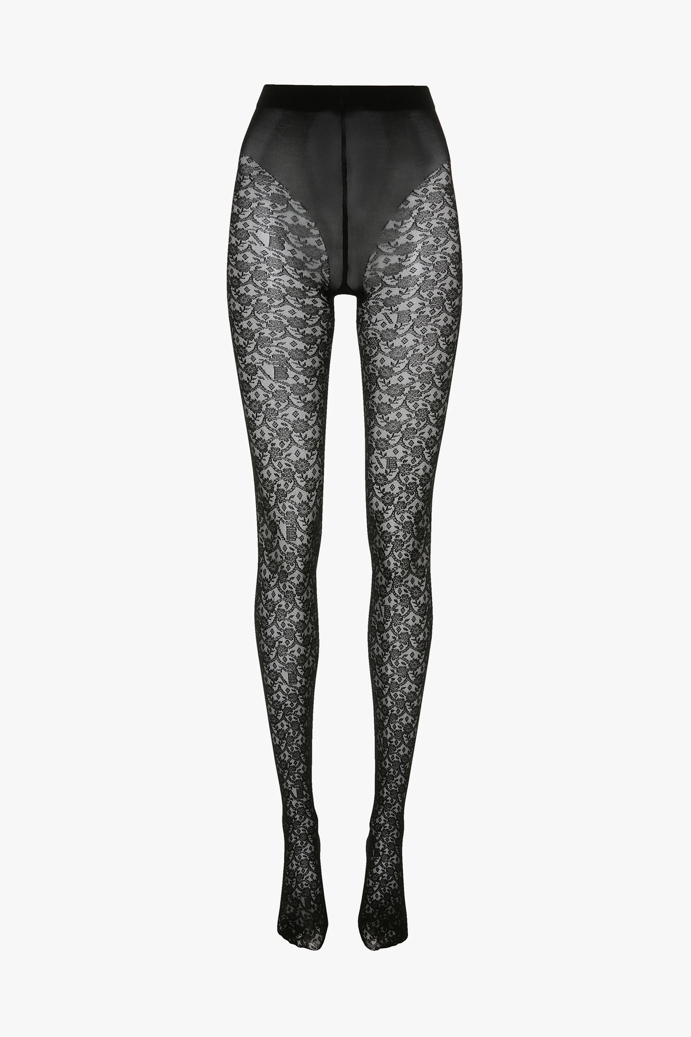 1784-monogram-lace-tights-in-black-1.webp Monogram Lace Tights In Black