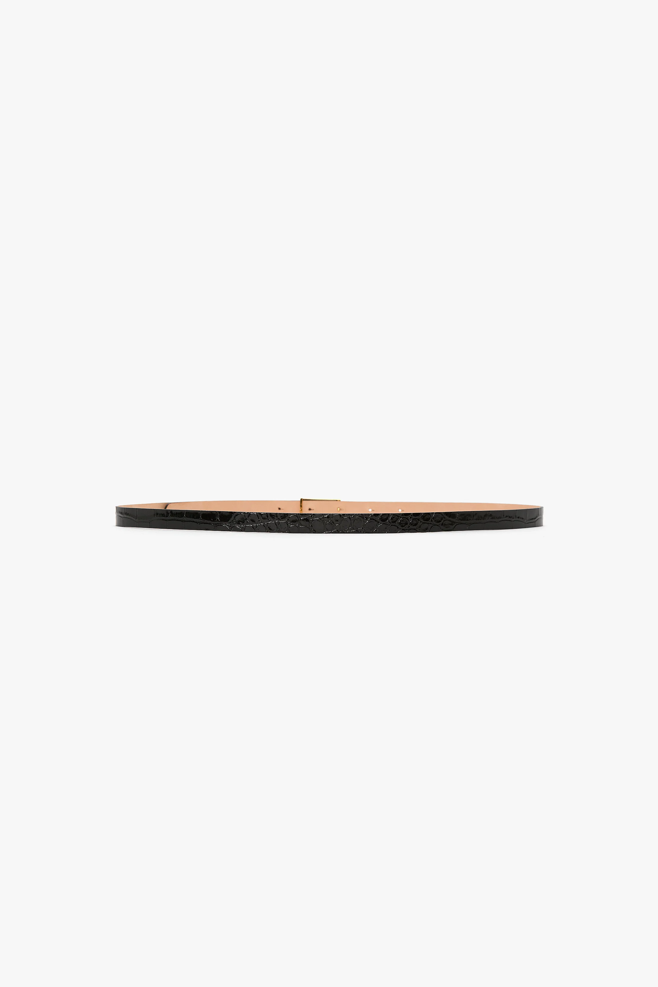 Dorian Frame Belt Micro Croc Embossed Leather