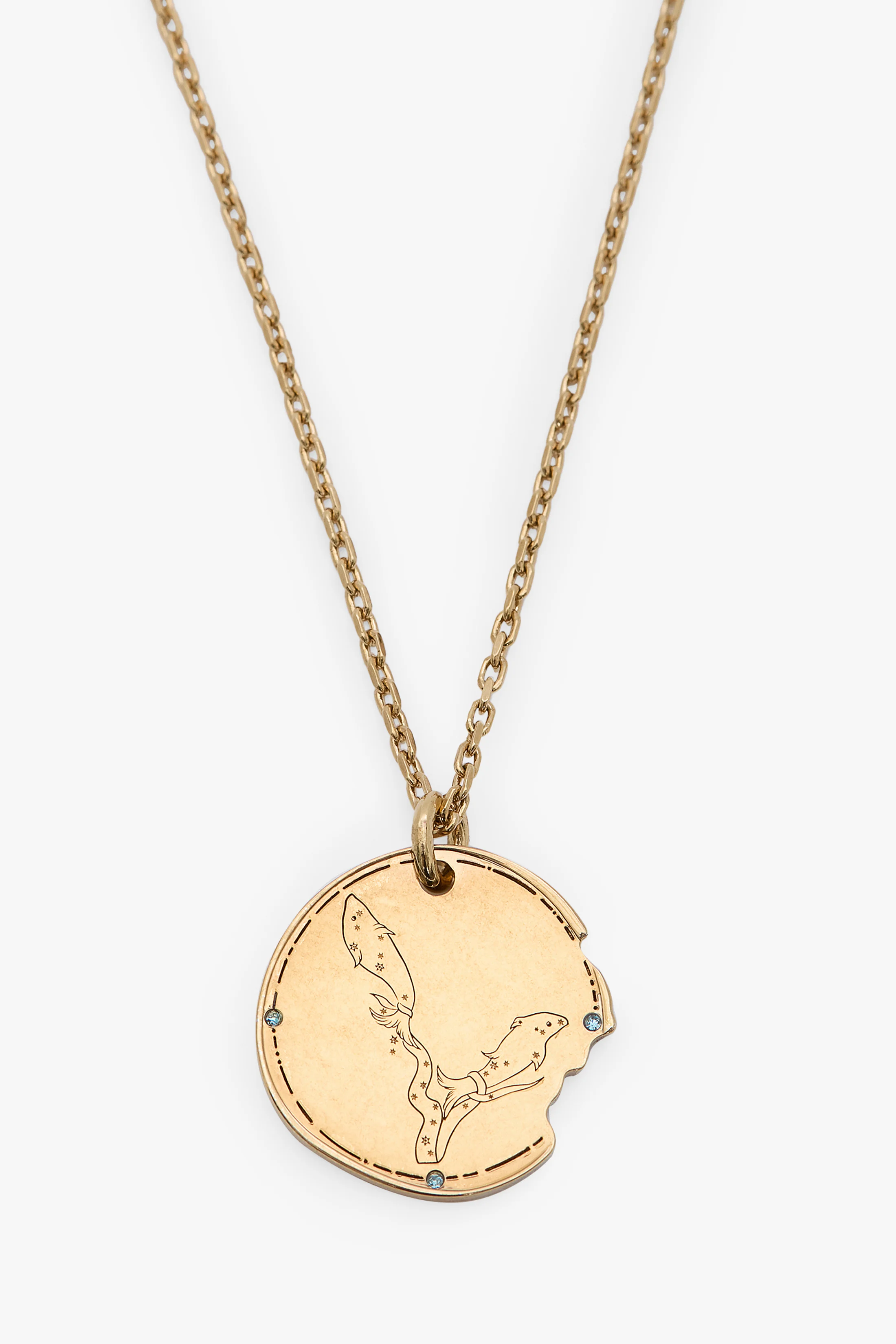 Pisces Zodiac Necklace