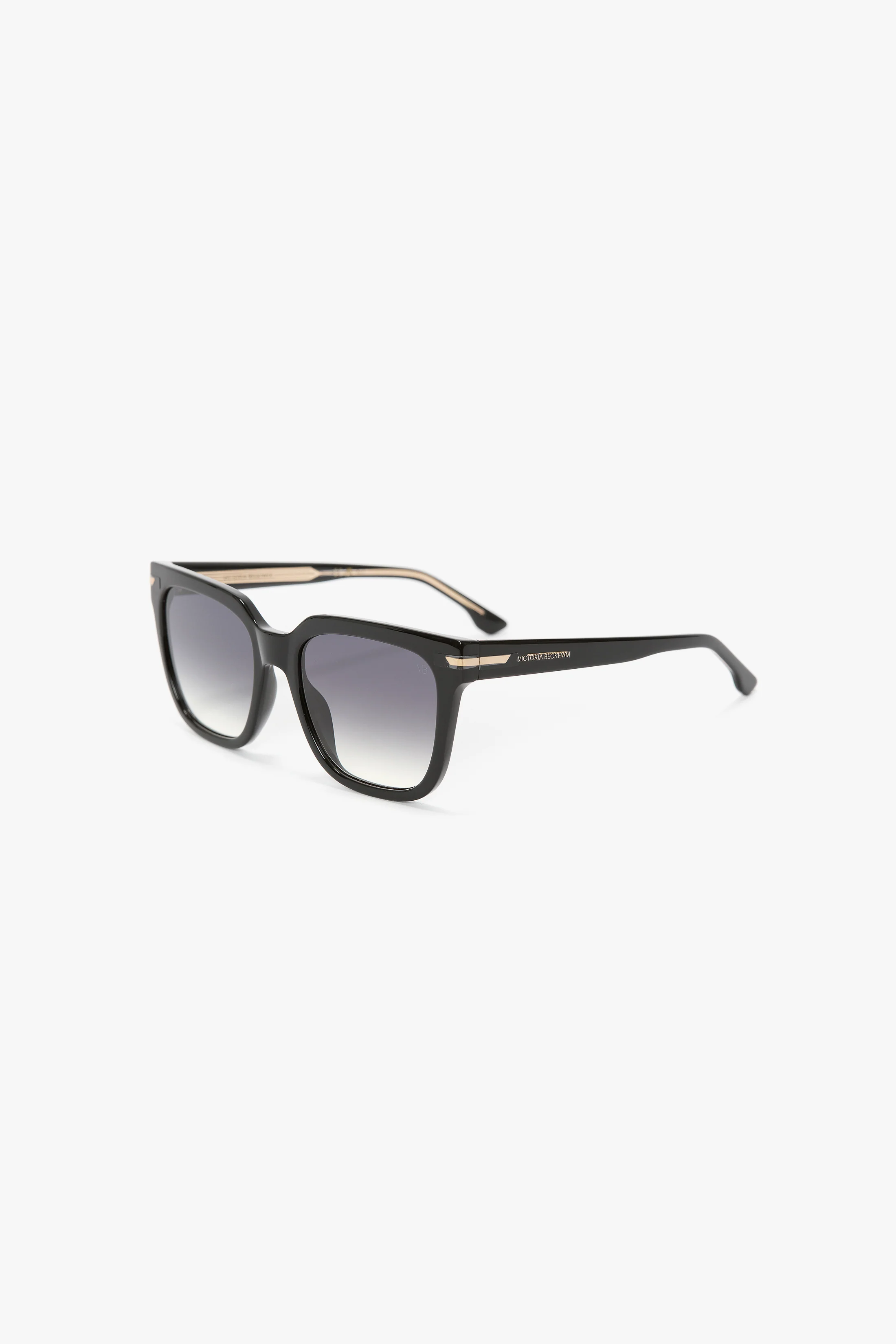 Oversized Acetate Sunglasses in Black