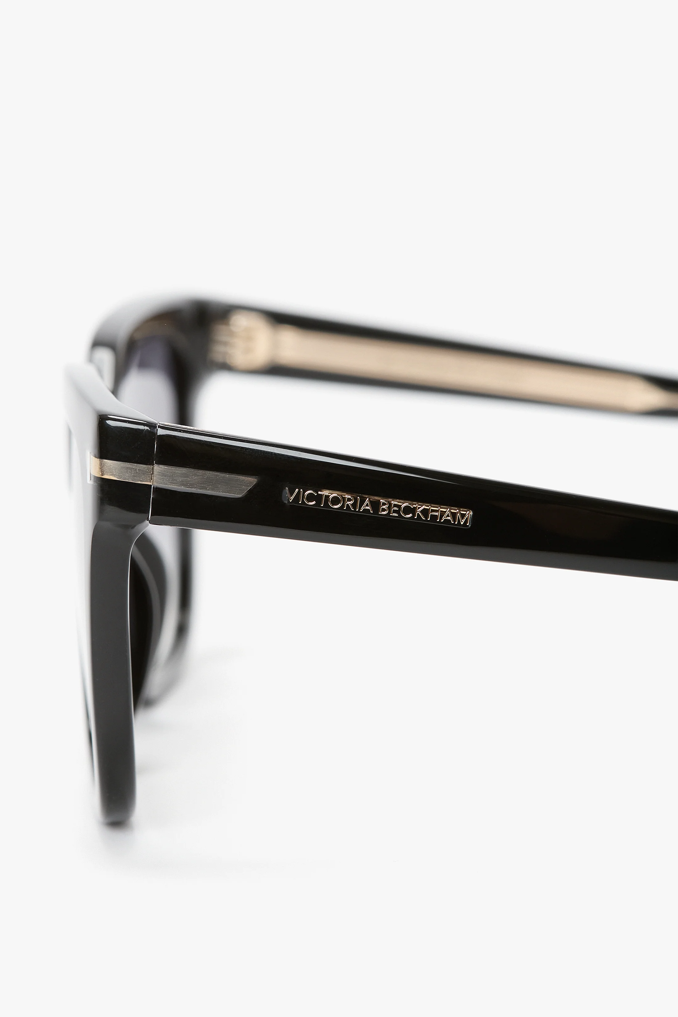 Oversized Acetate Sunglasses in Black