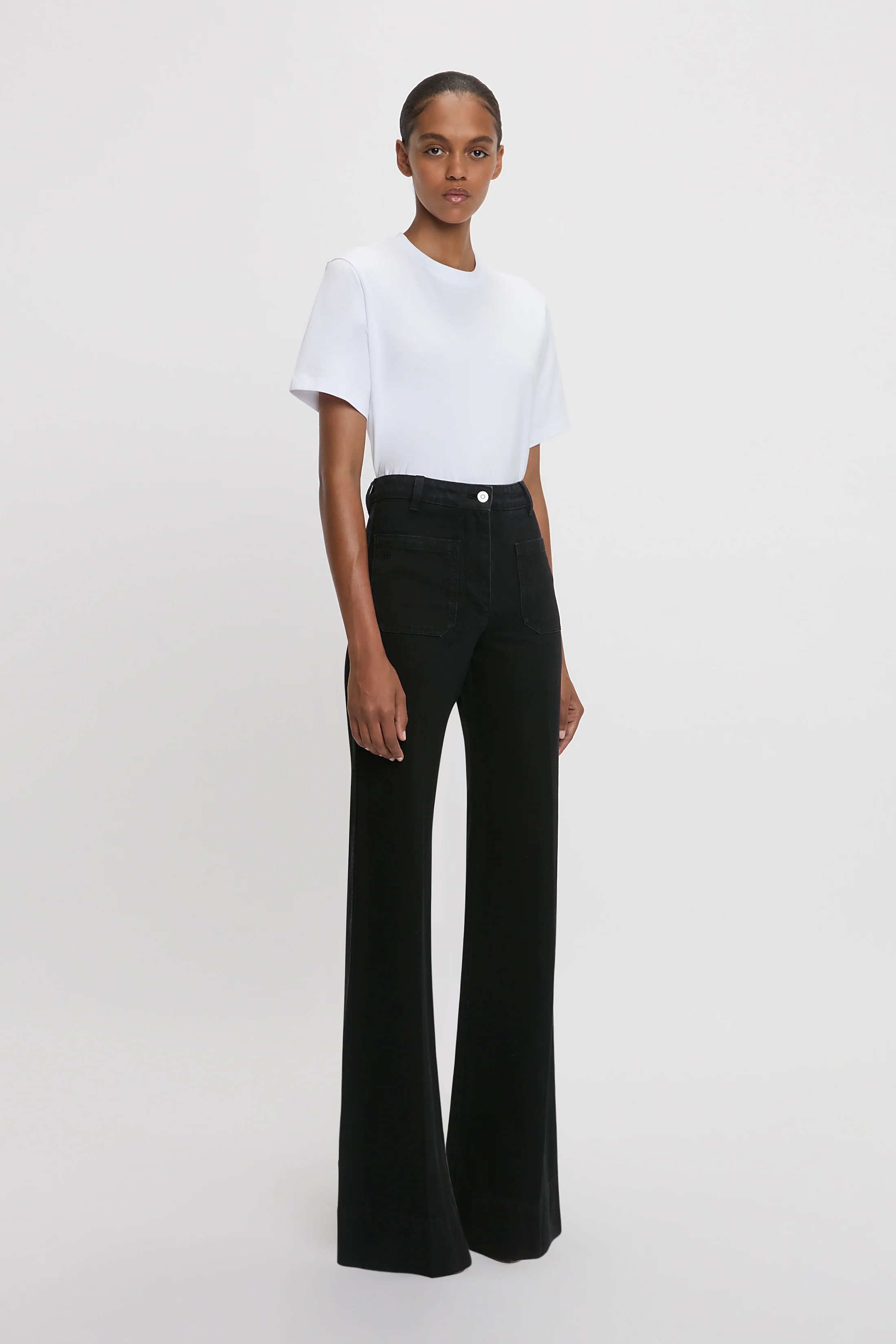 Alina Stretch Jean In Washed Black