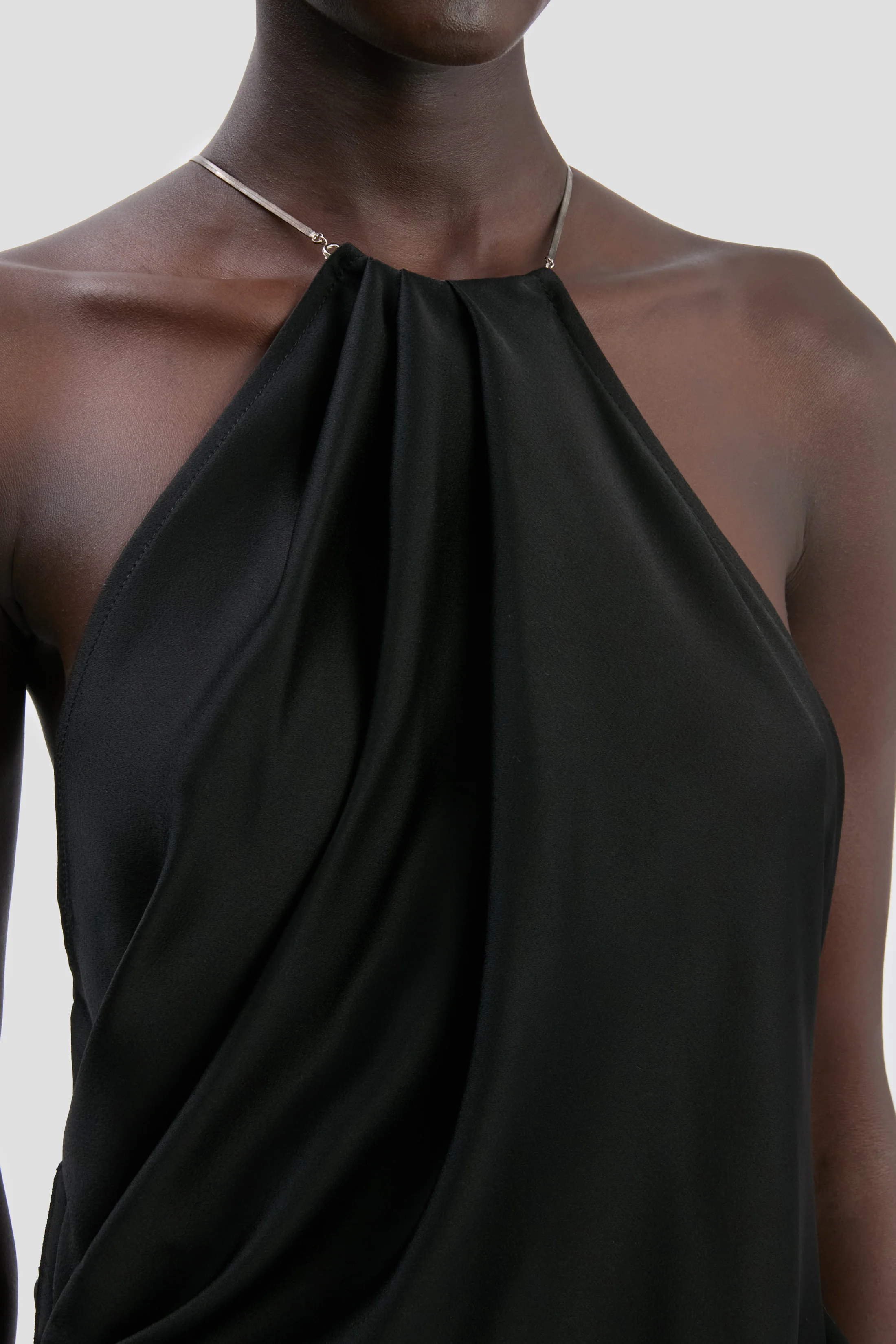 Chain Cami Top In Black