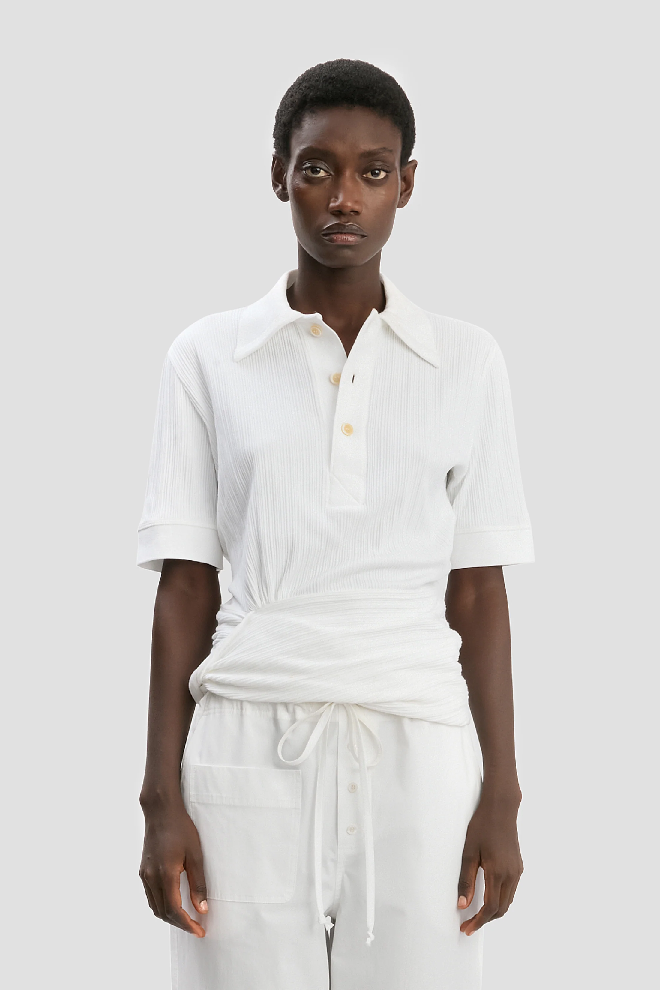2310-twist-polo-top-in-white-1.webp Twist Polo Top In White