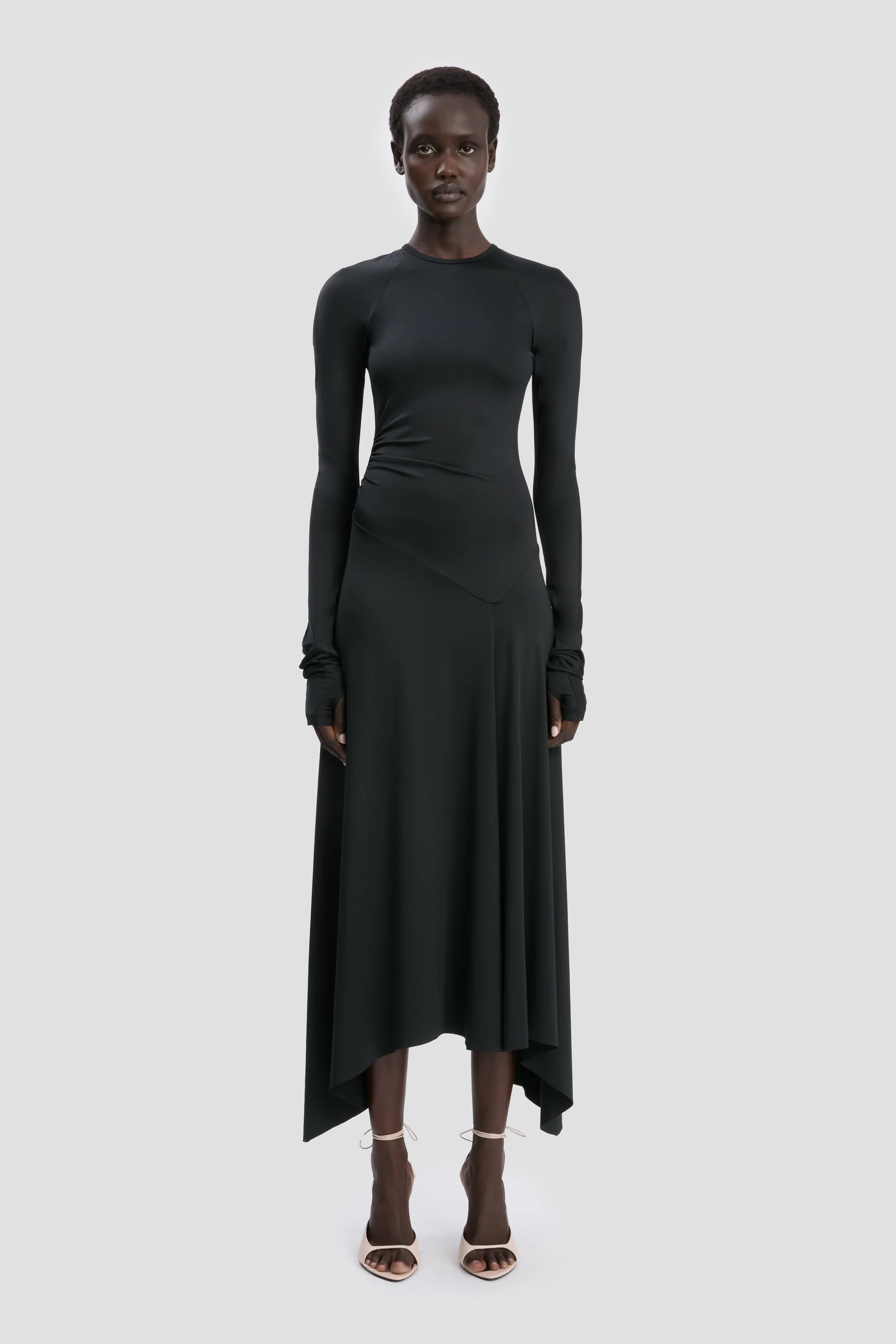 2366-midi-dress-in-black-1.webp Midi Dress In Black