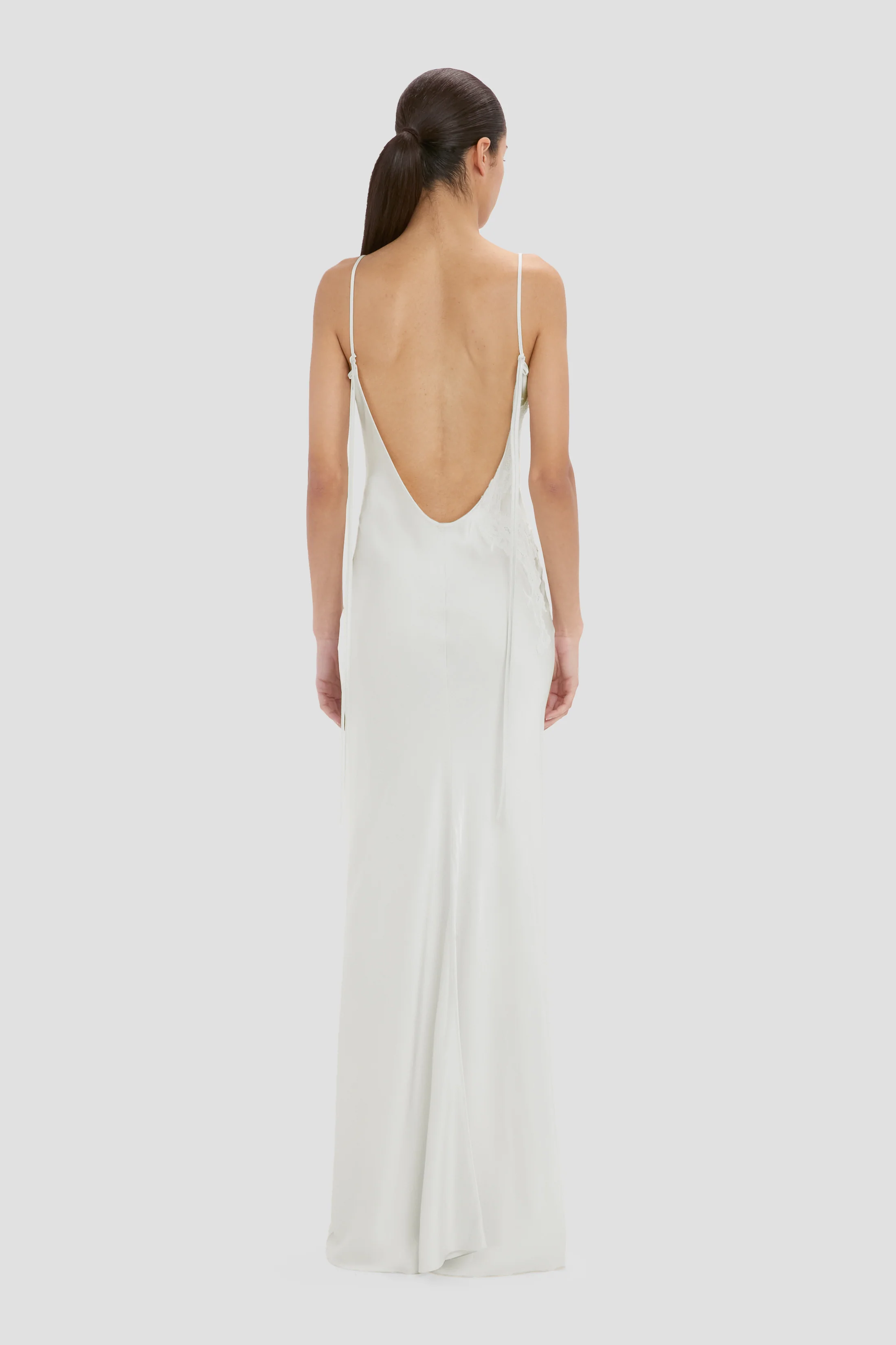Lace Cami Dress In Magnesium