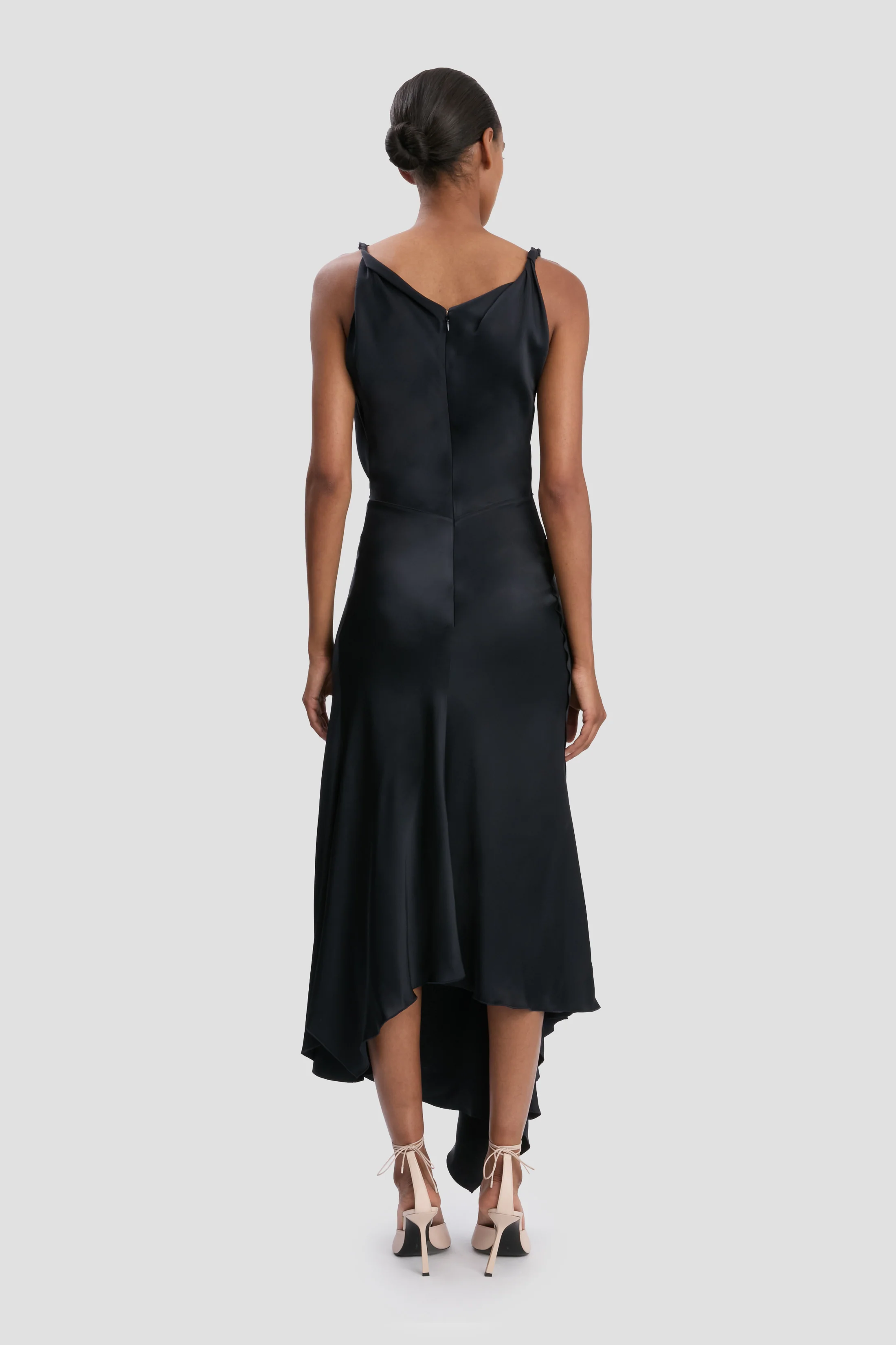 Posy Midi Dress In Navy