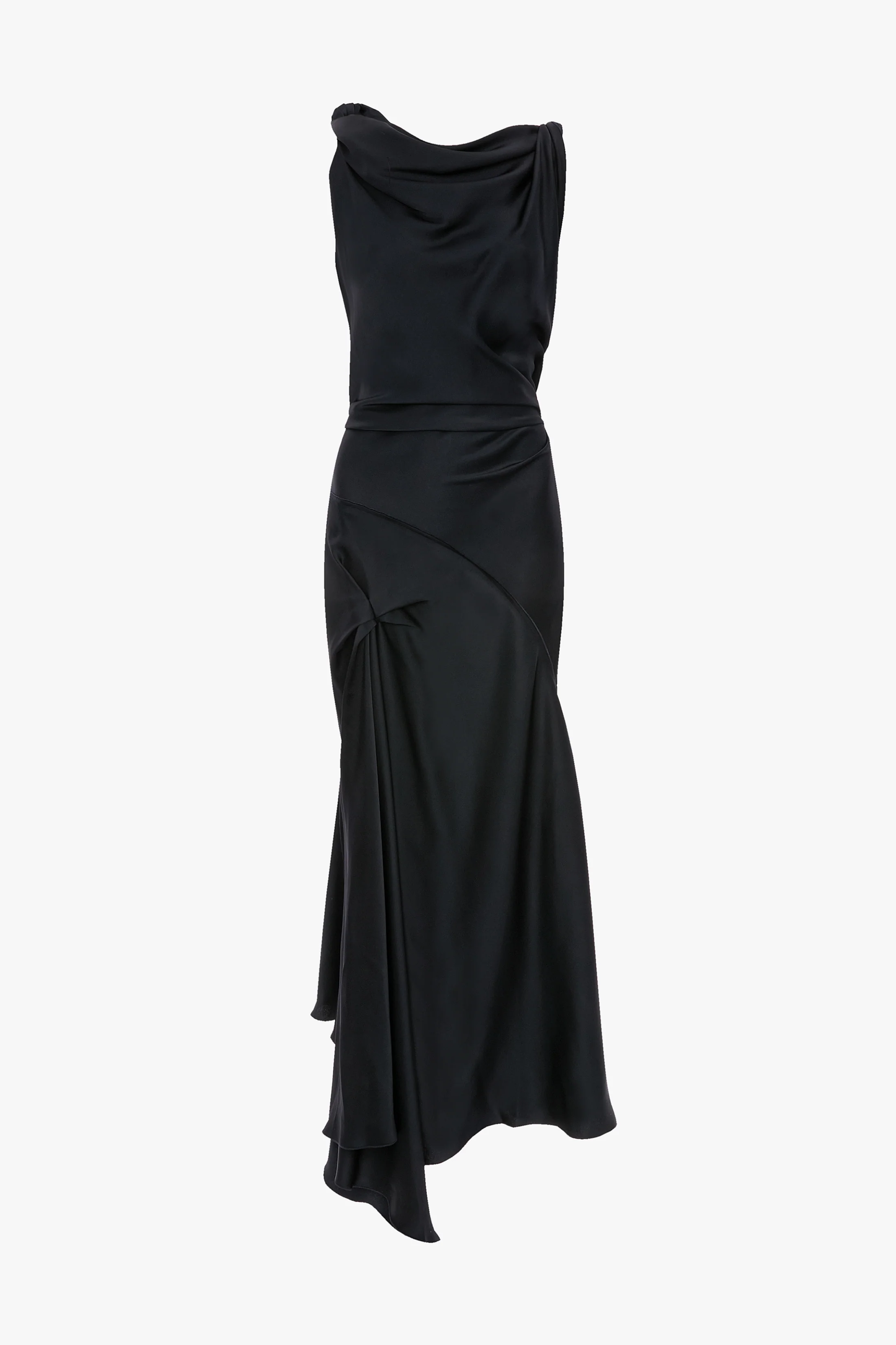 Posy Midi Dress In Navy