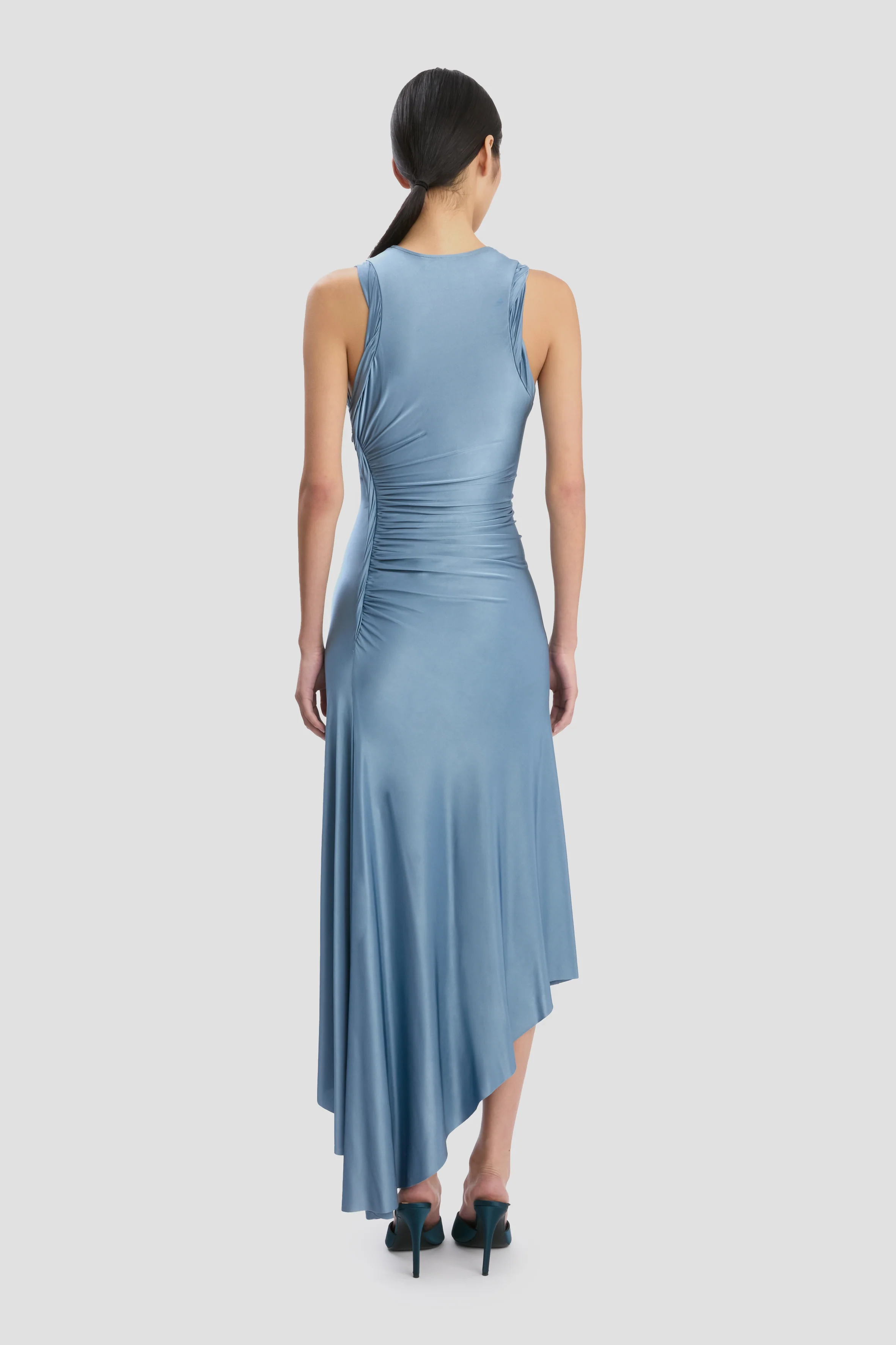 Twist Dress In Stone