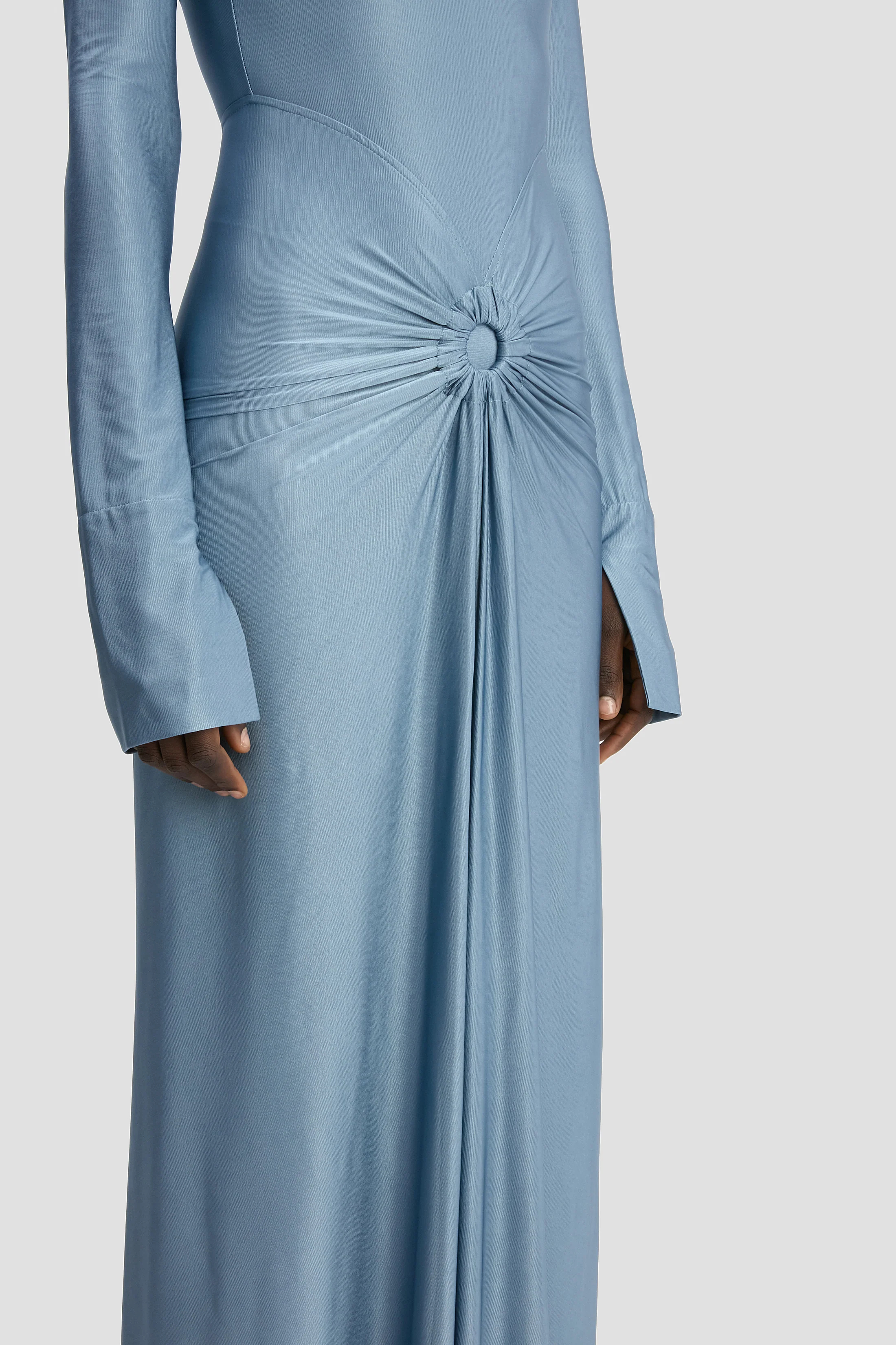 Frances Midi Dress In Stone