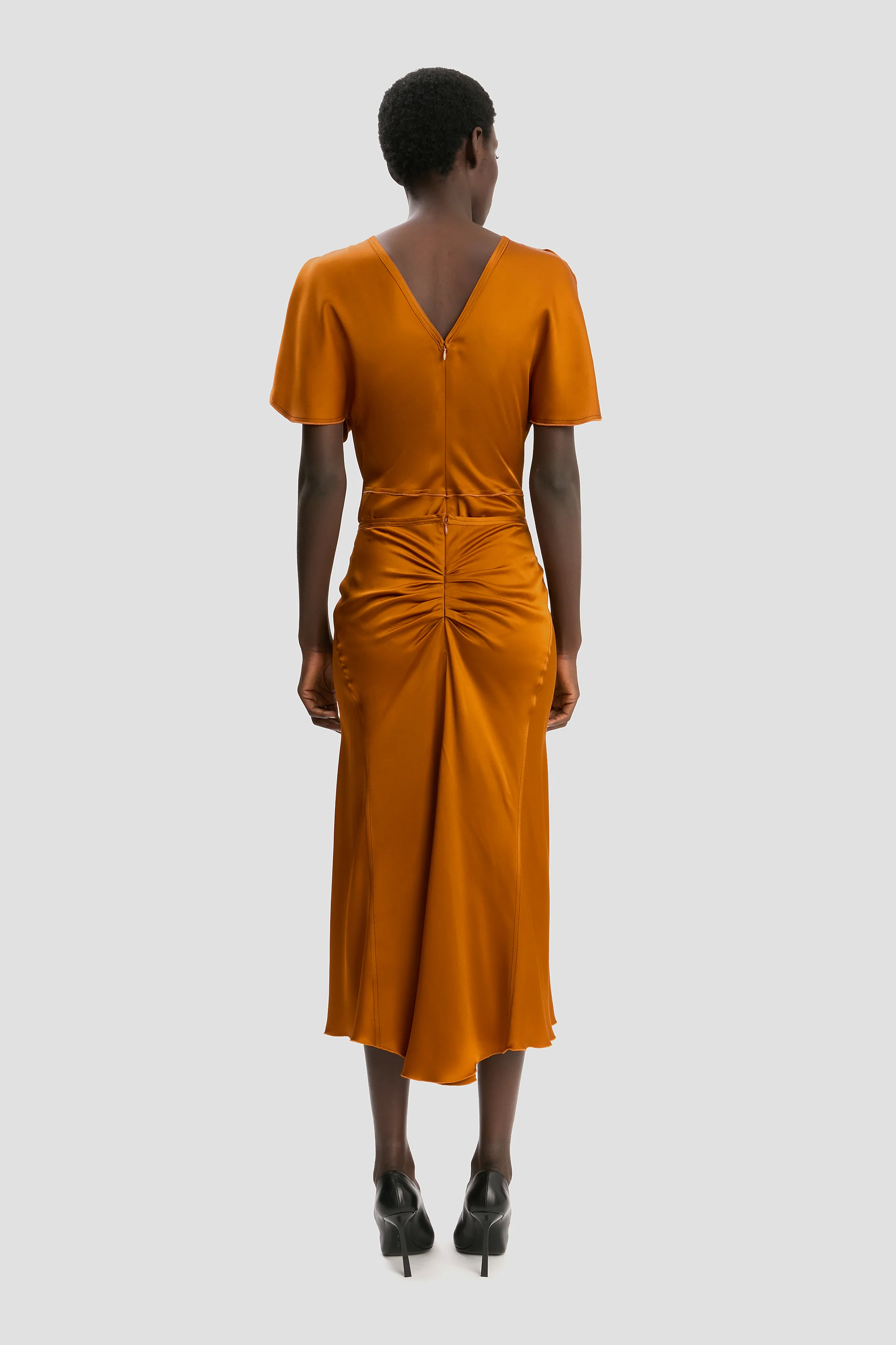 Bela Midi Skirt In Bronze