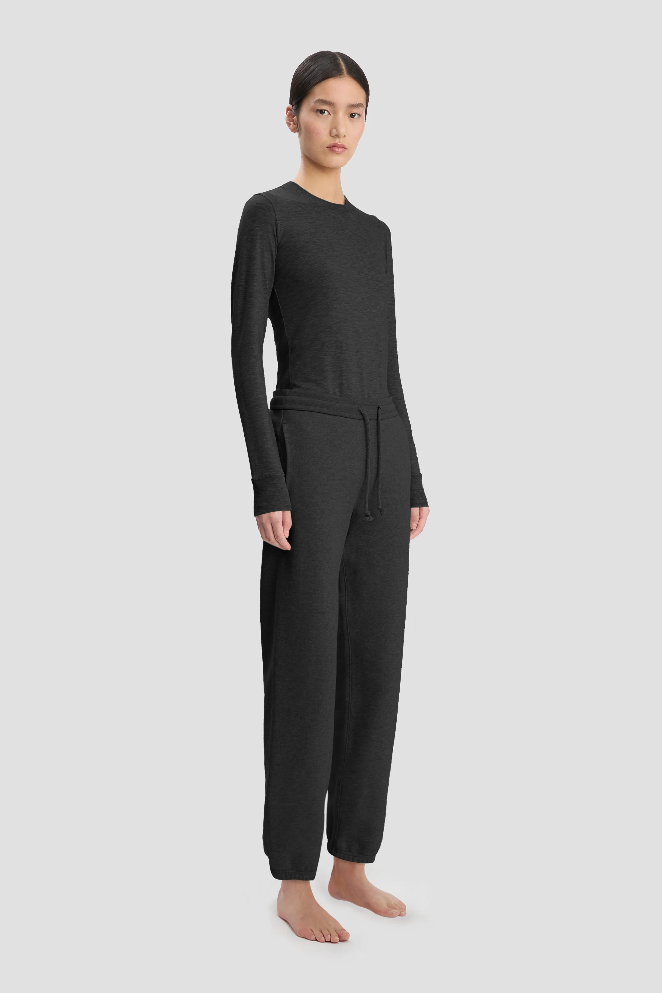 Long Sleeve T-Shirt In Black