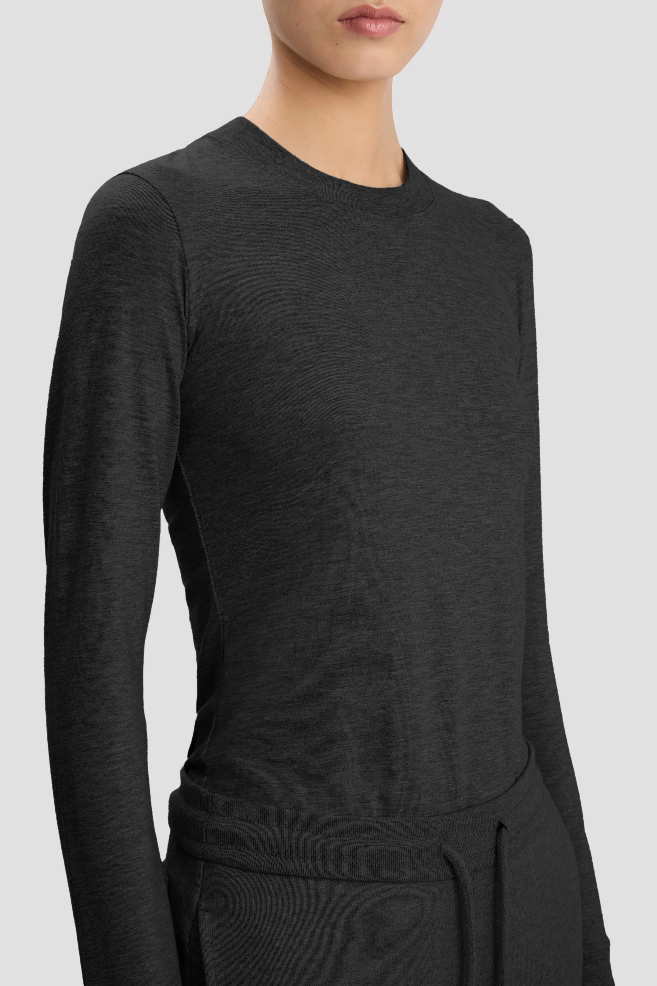 Long Sleeve T-Shirt In Black