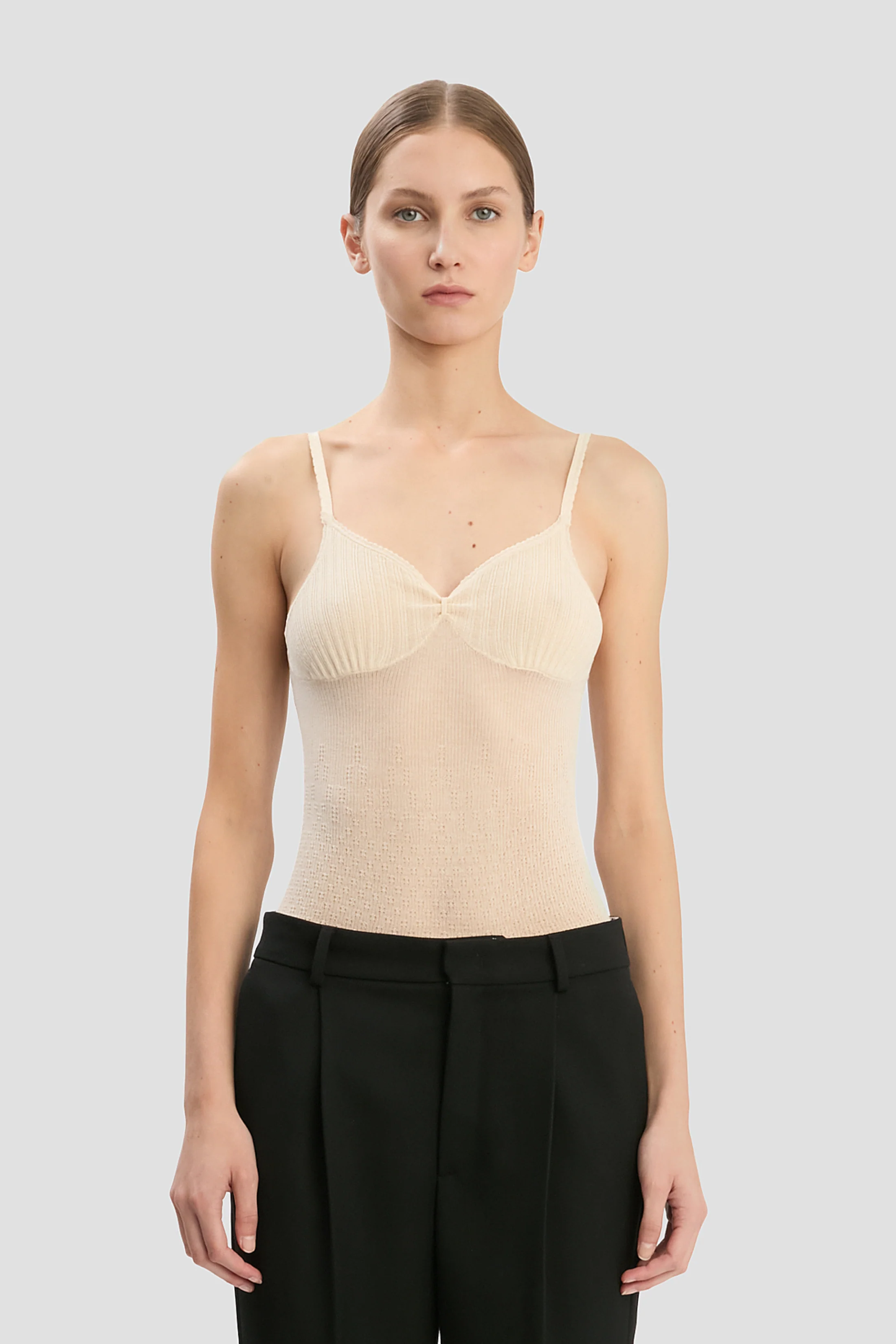 Cami Top In Pale Rose