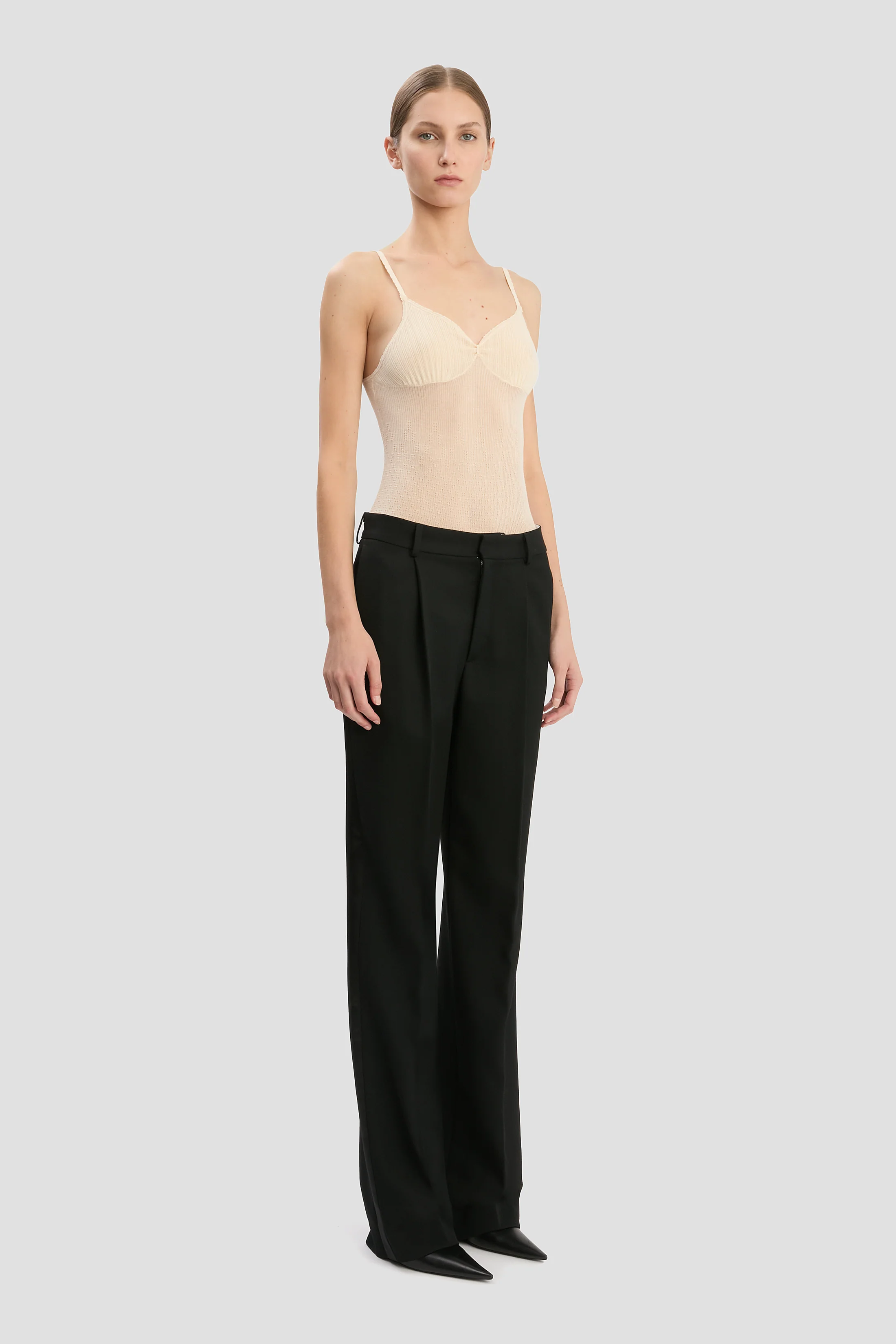 Cami Top In Pale Rose