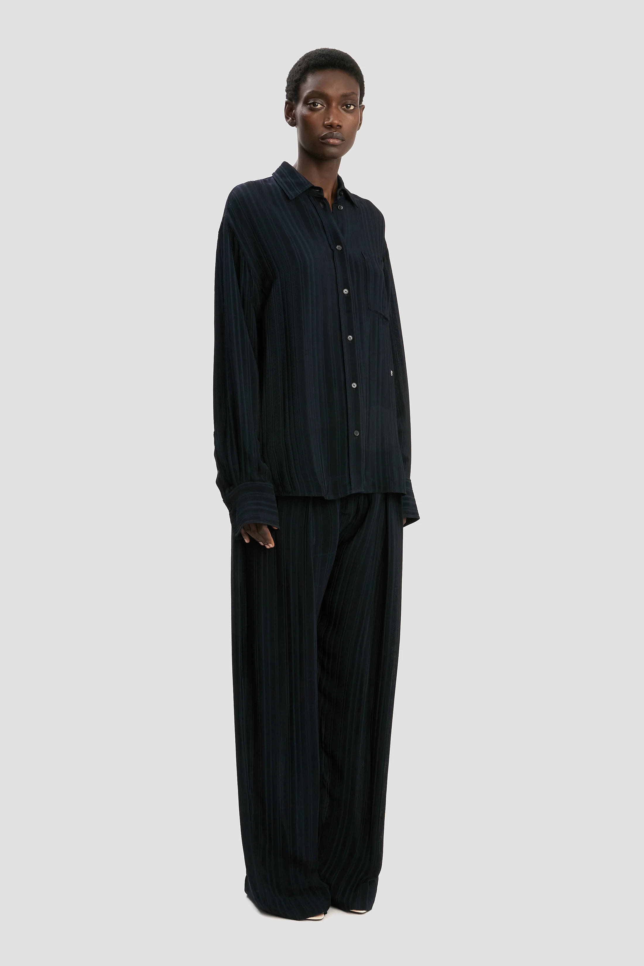 Pyjama Shirt In Navy