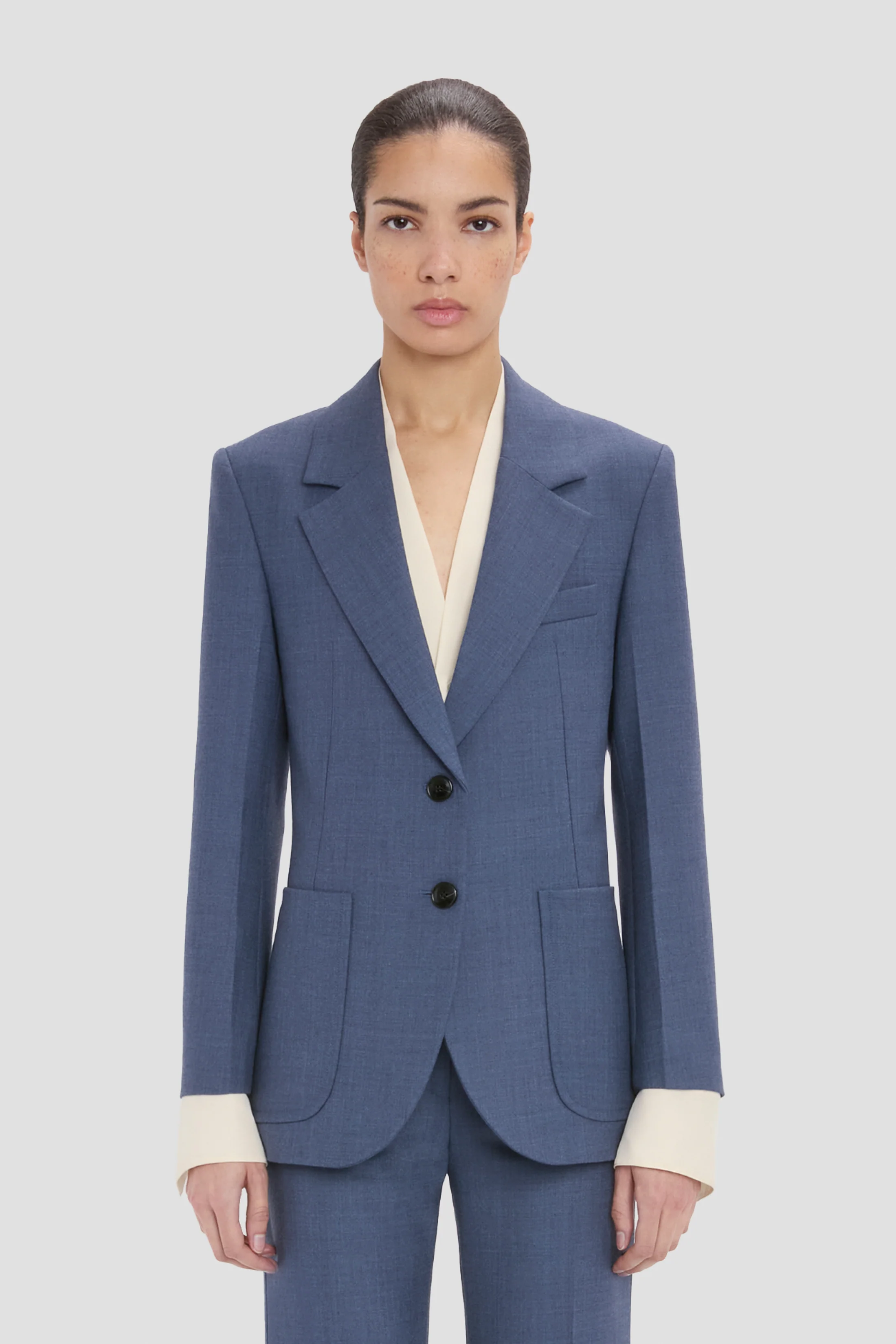 Katherine Jacket In Blue Melange