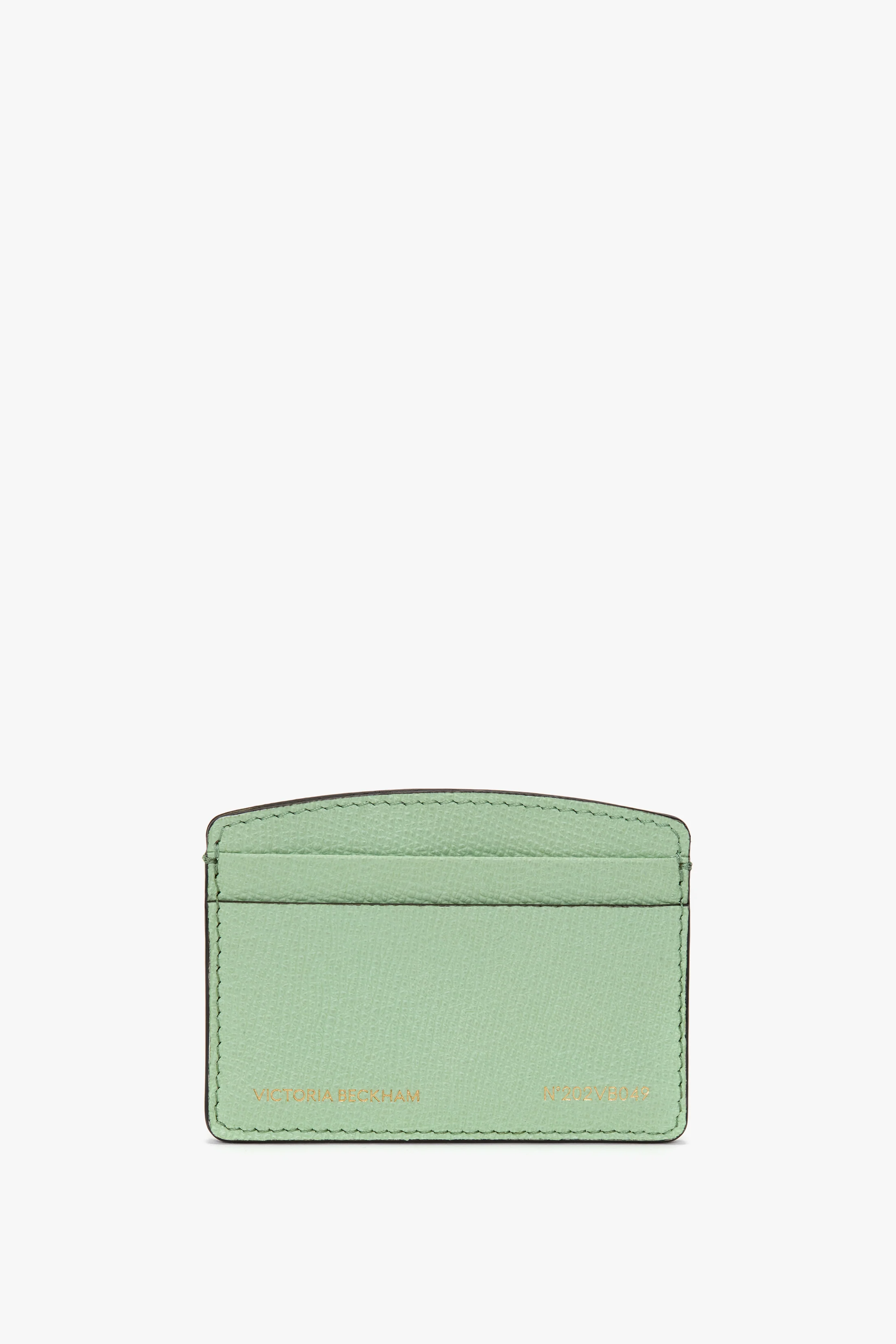 3230-victoria-card-holder-in-jade-grained-leather-1.webp Victoria Card Holder In Jade Grained Leather