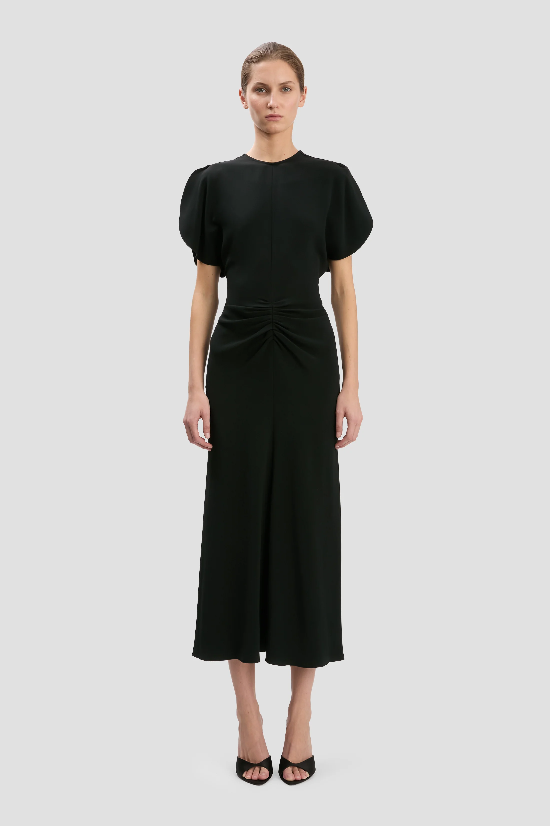 Bela Midi Dress In Black