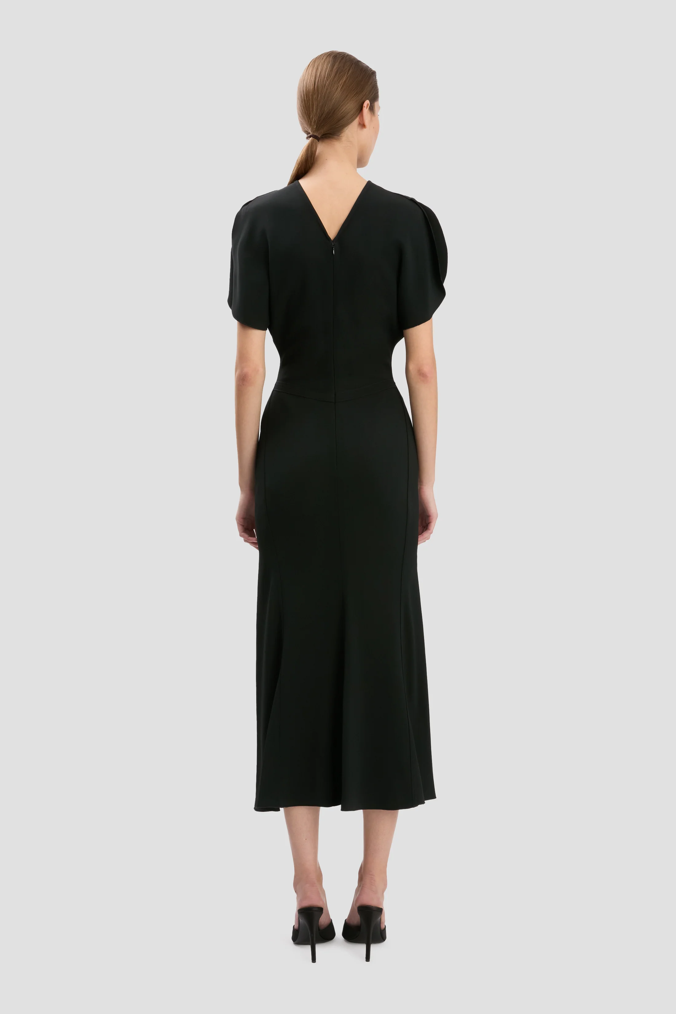 Bela Midi Dress In Black