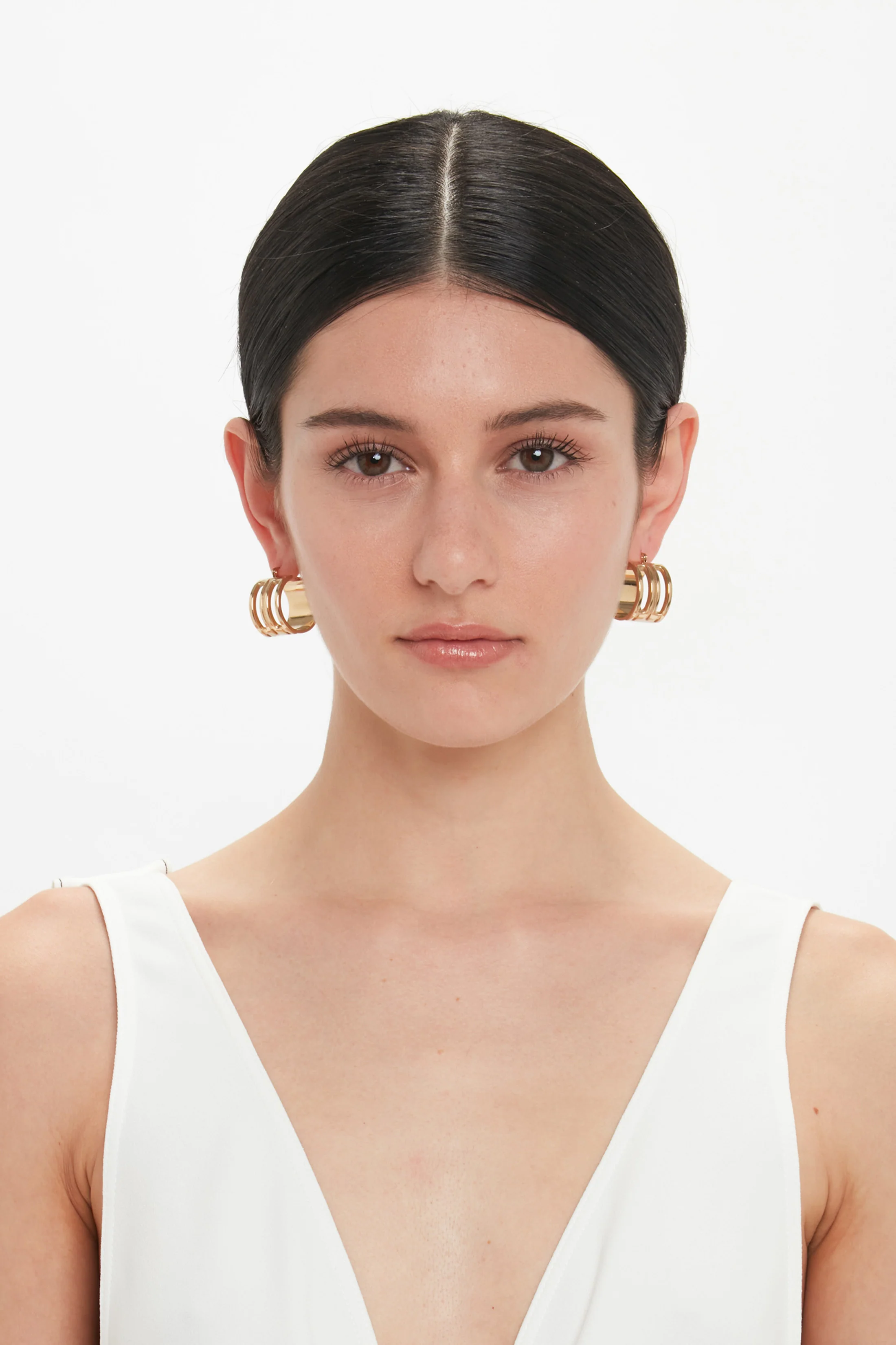 Dorian Hoop Earrings In Gold
