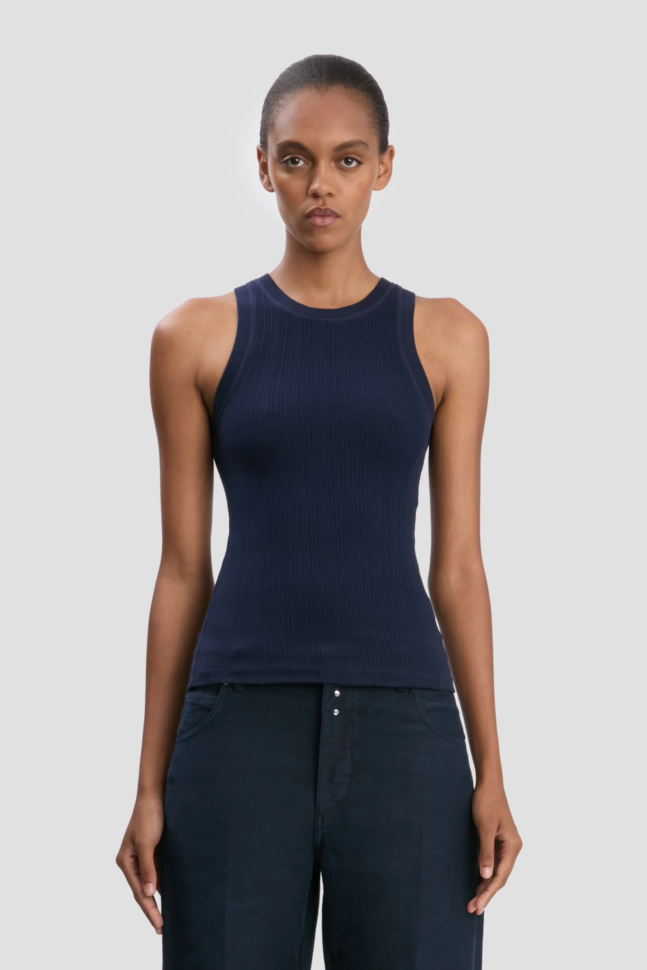 Rib Tank In Navy