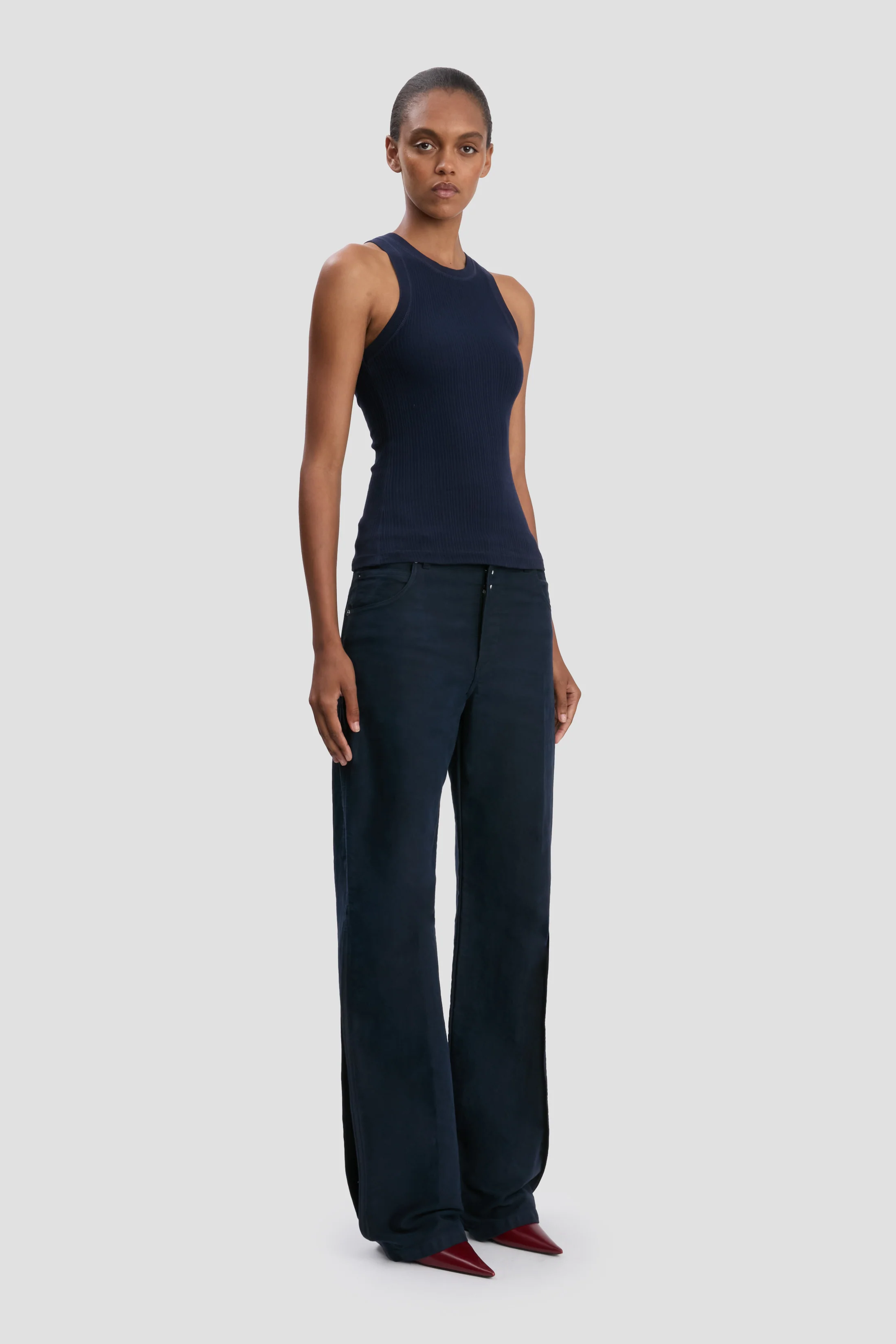 Rib Tank In Navy