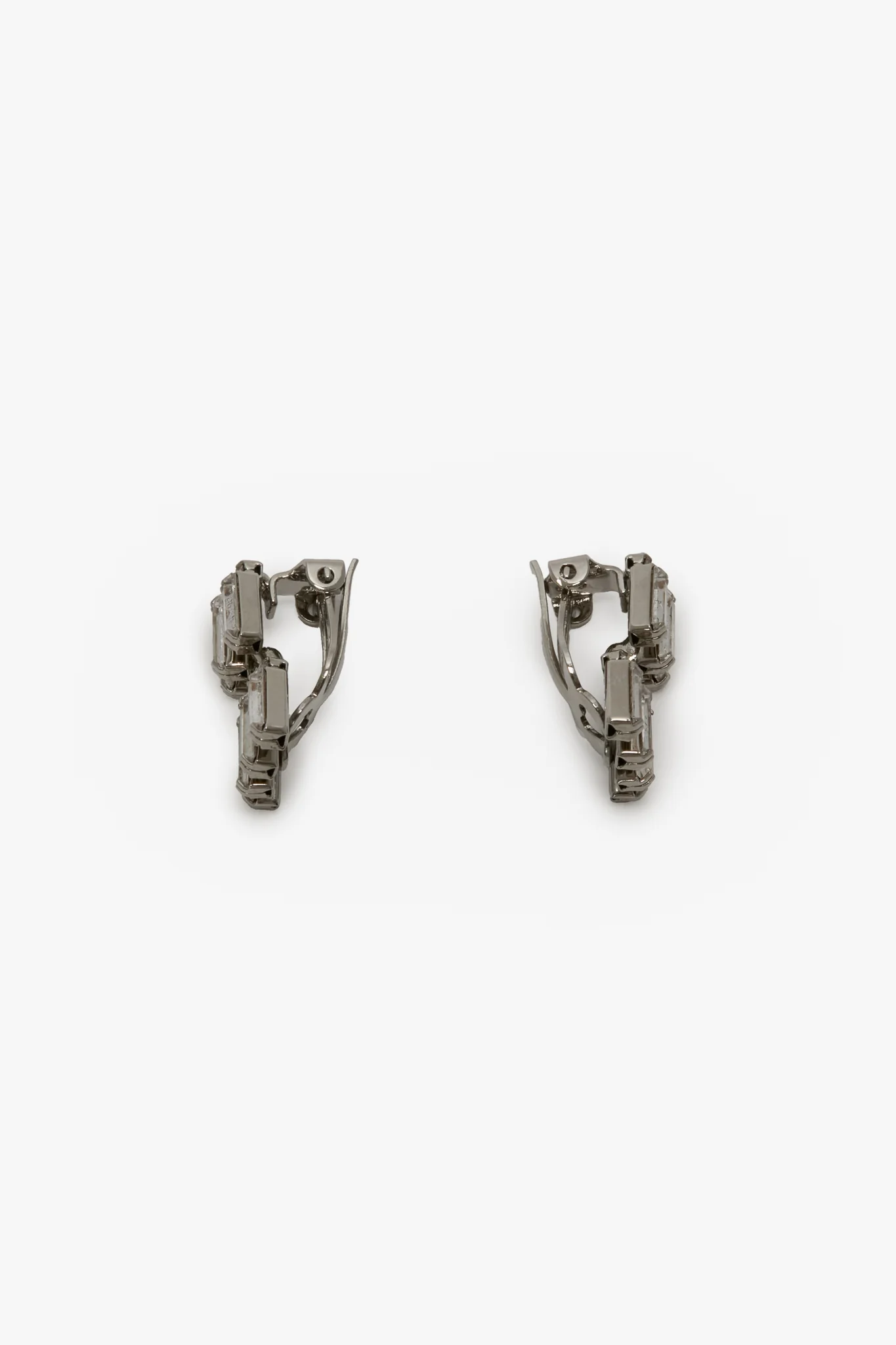 Crystal Clip Earrings