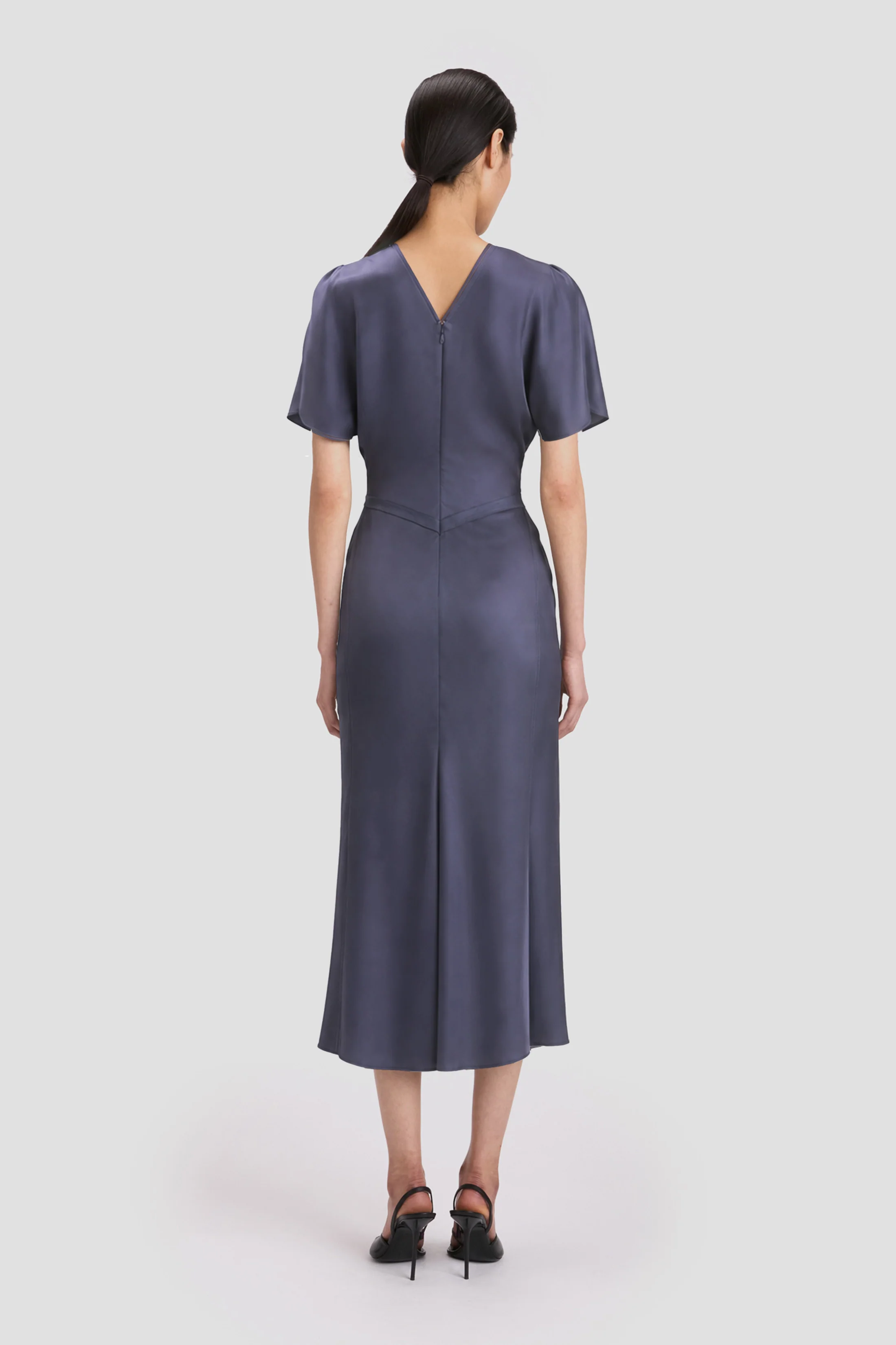 Bela Midi Dress In Eclipse