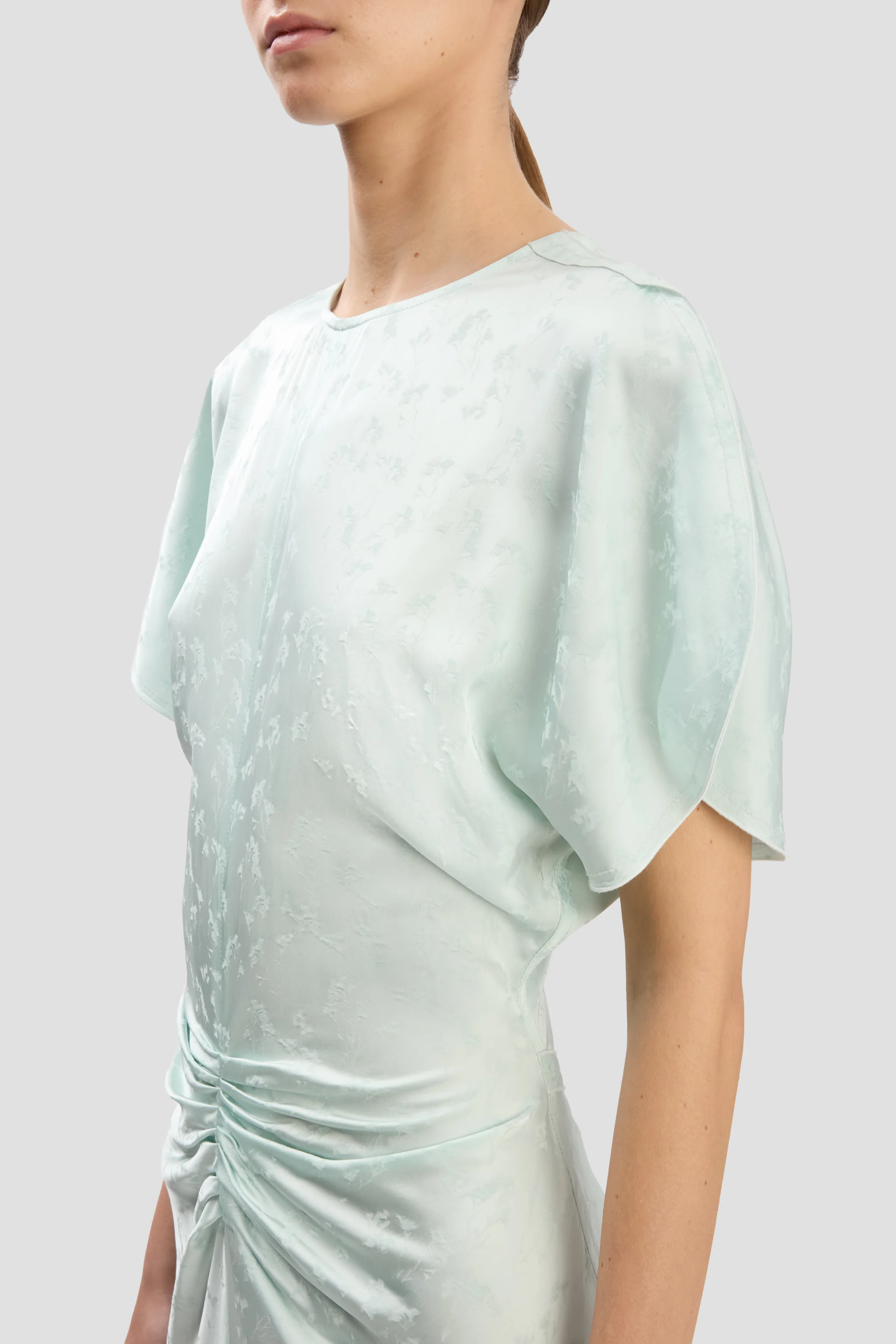 Bela Midi Dress In Aquamarine