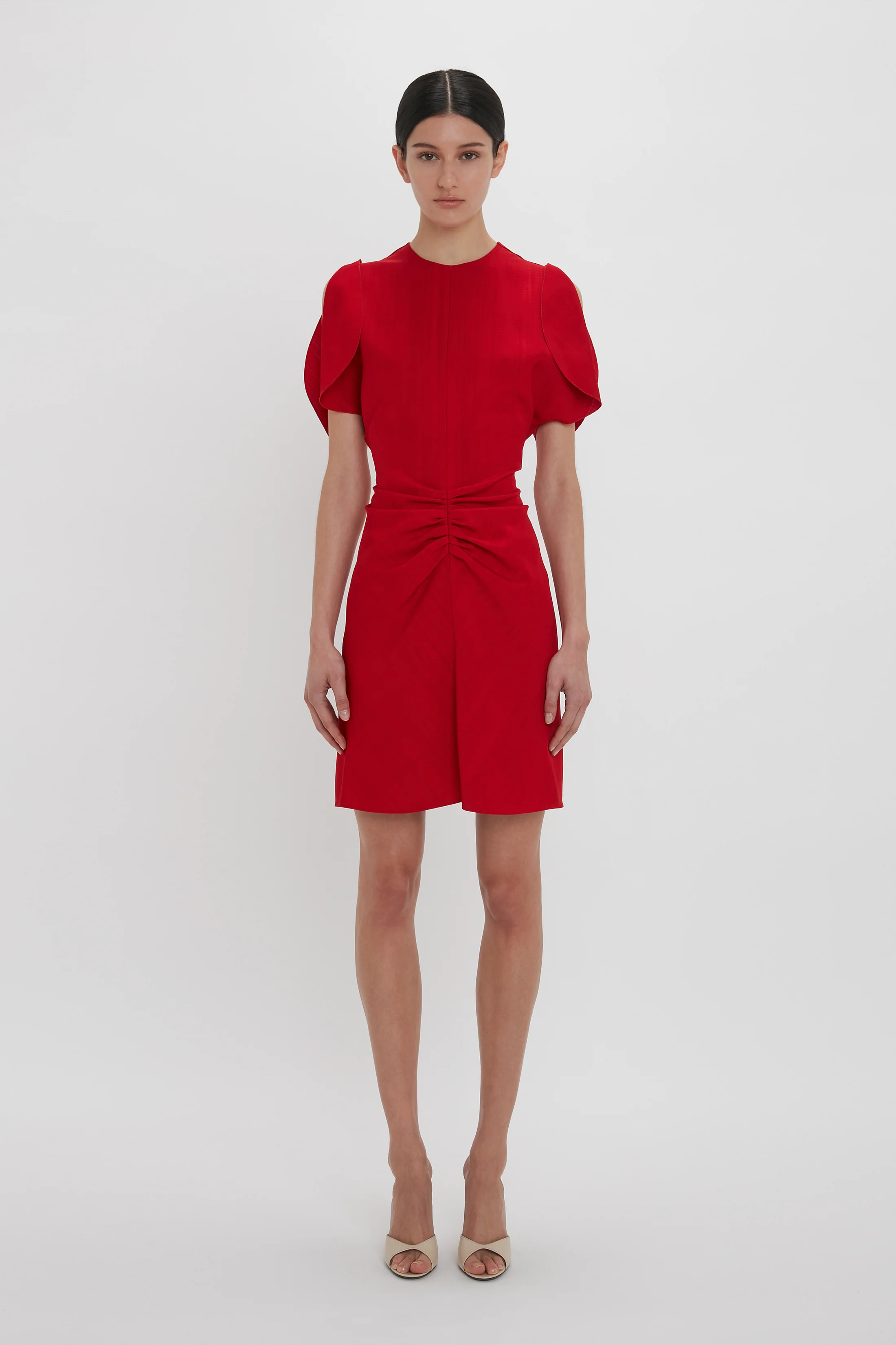 Bela Mini Dress In Carmine