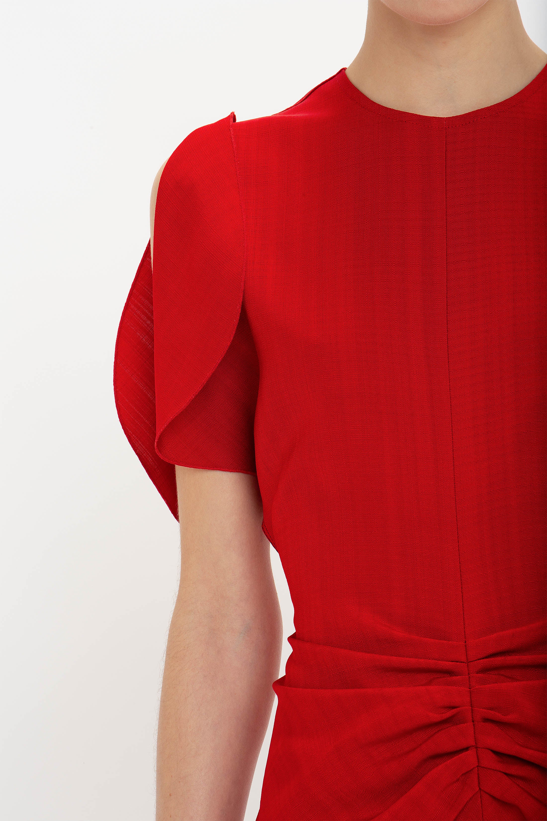 Bela Mini Dress In Carmine