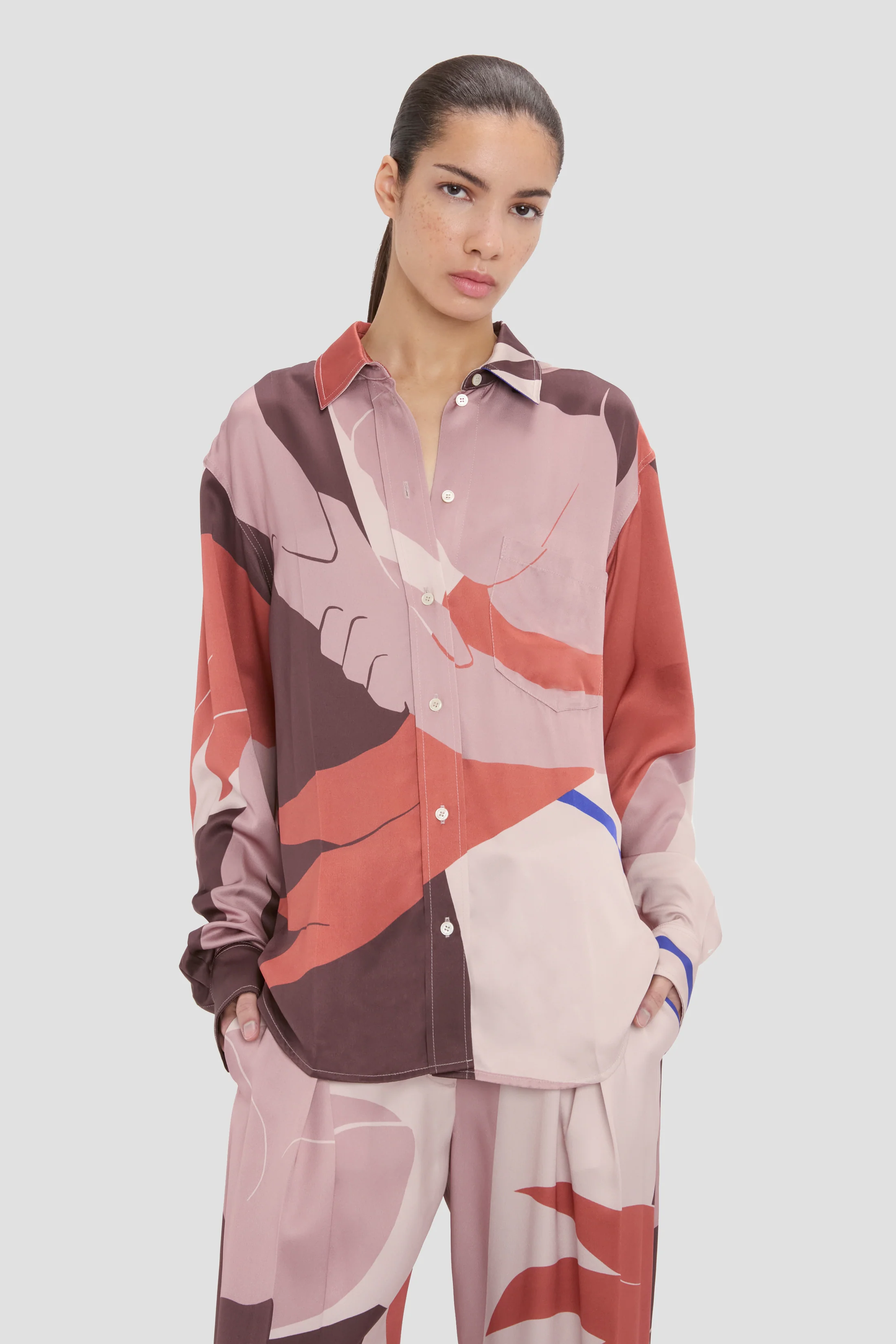 372-remi-shirt-in-abstract-earth-print-1.webp Remi Shirt In Abstract Earth Print