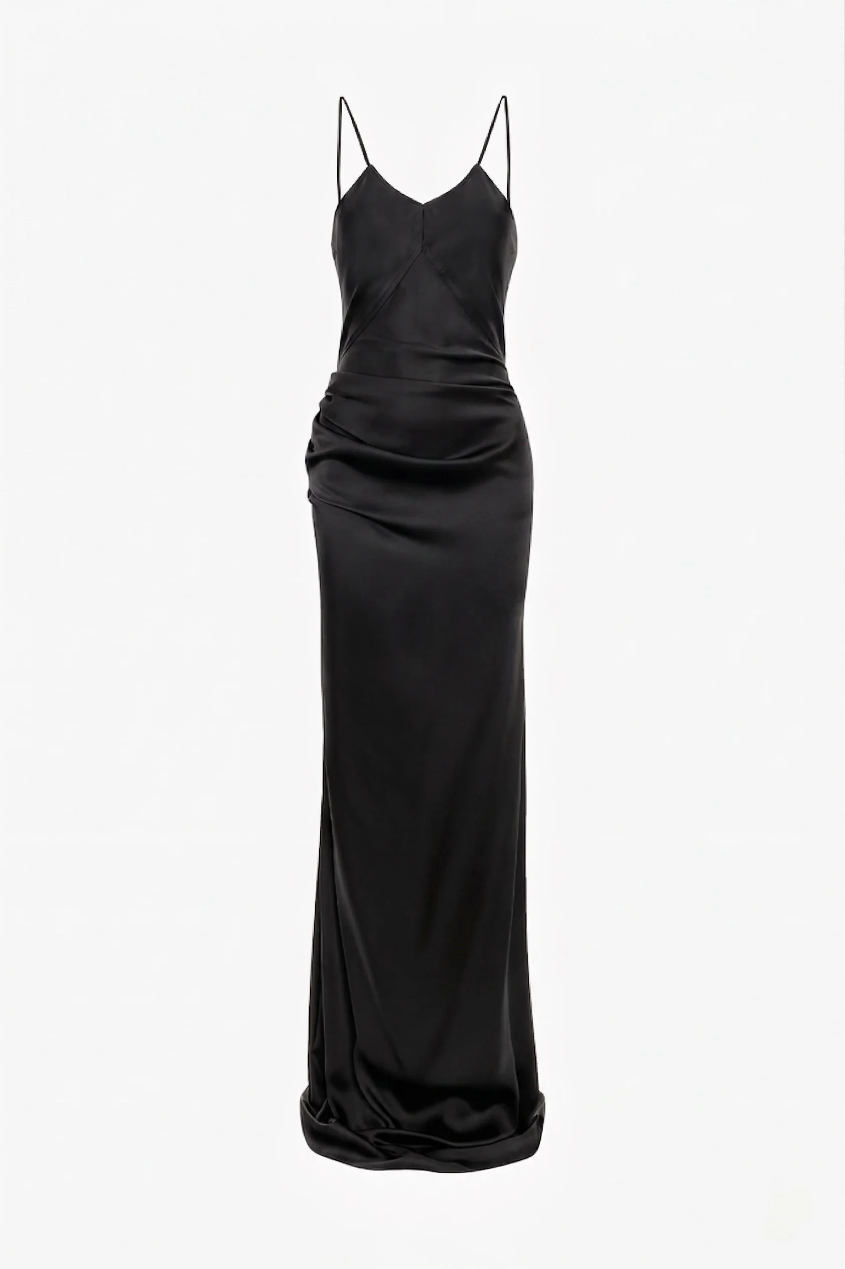 Cami Floor-Length Dress In Black