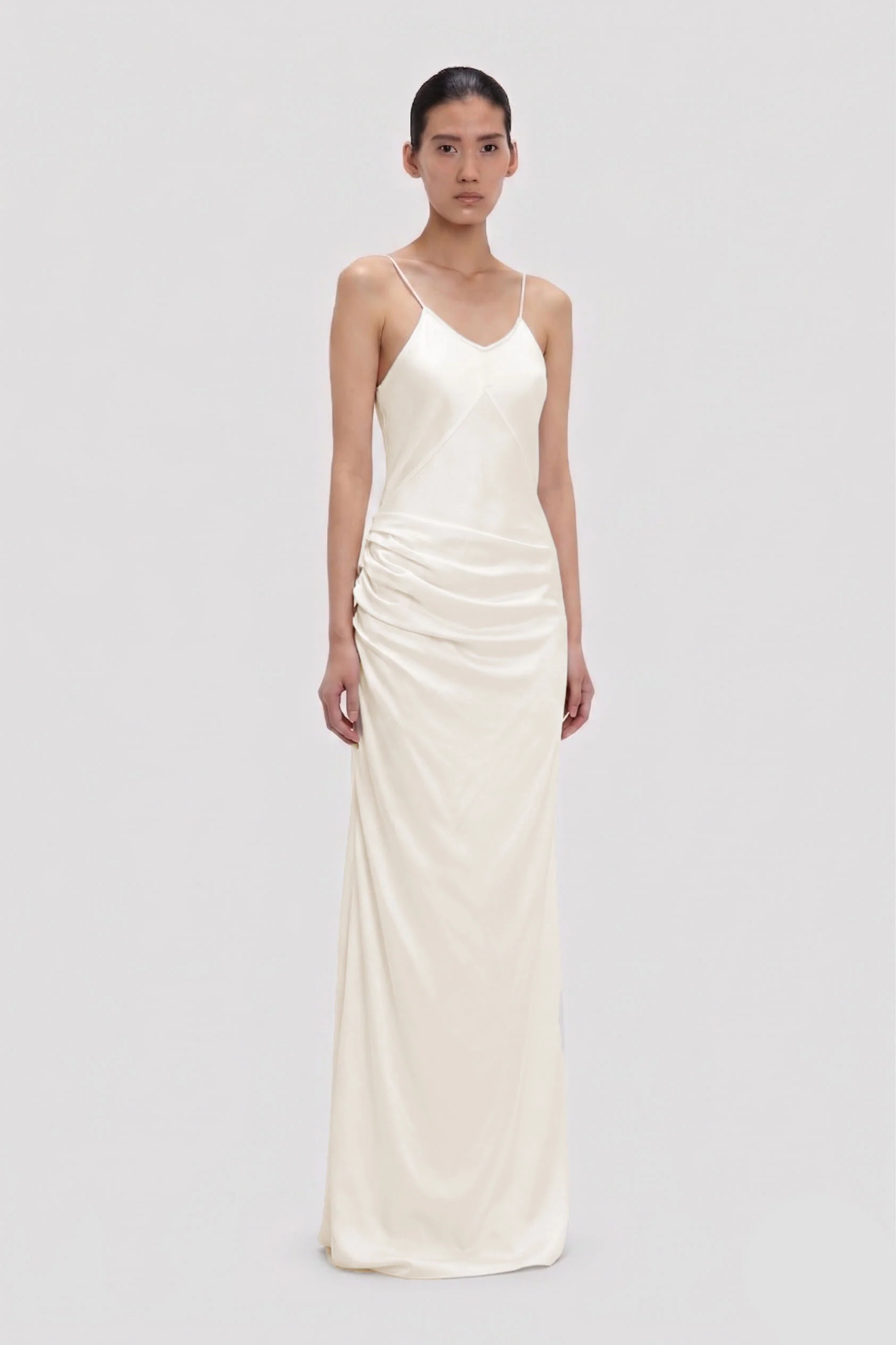 Cami Floor-Length Dress In Ivory