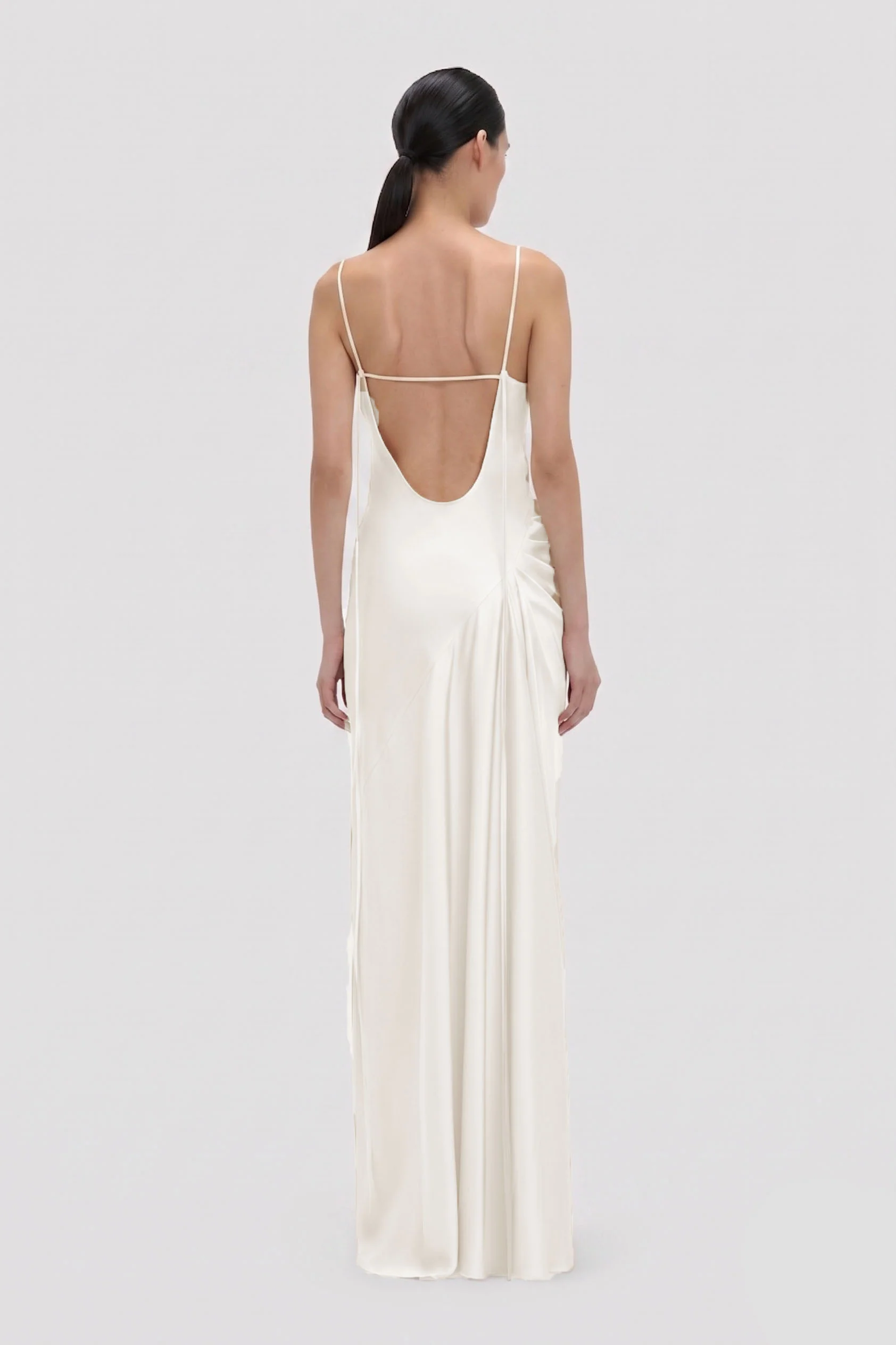 Cami Floor-Length Dress In Ivory