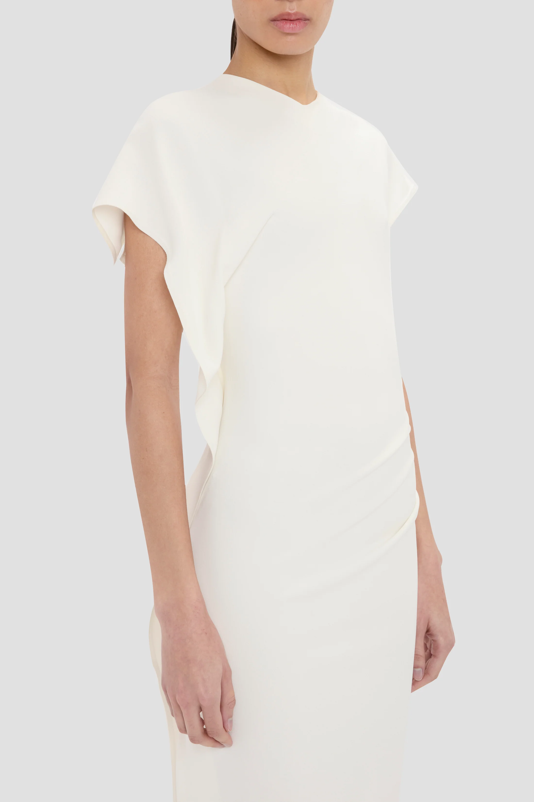Victoria Midi Dress In Elderflower