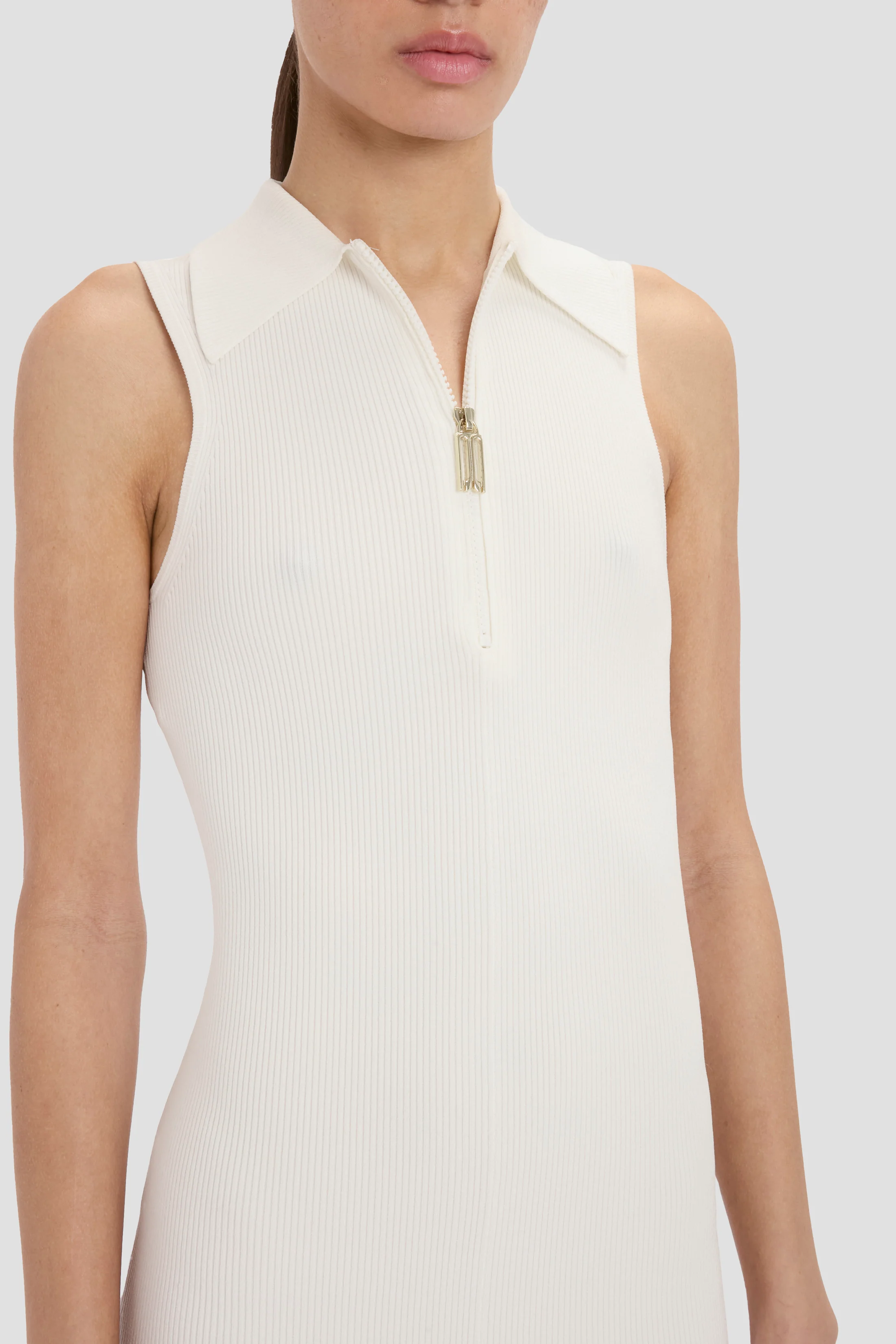 Mira Midi Dress In White